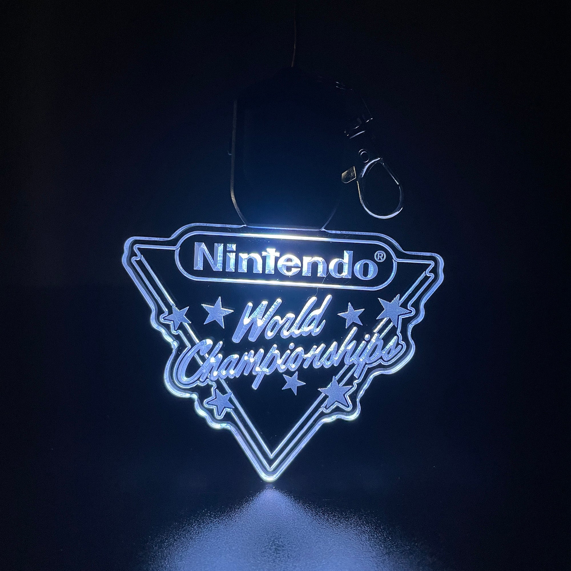 Nintendo World Champions LED Light Acrylic Keychain
