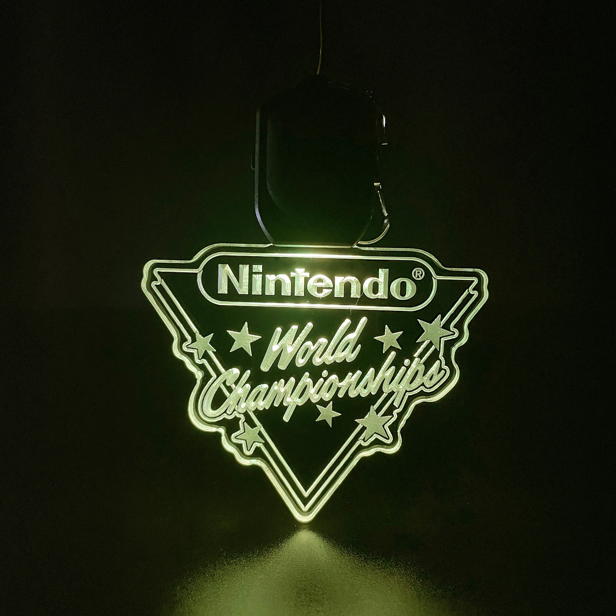 Nintendo World Champions LED Light Acrylic Keychain