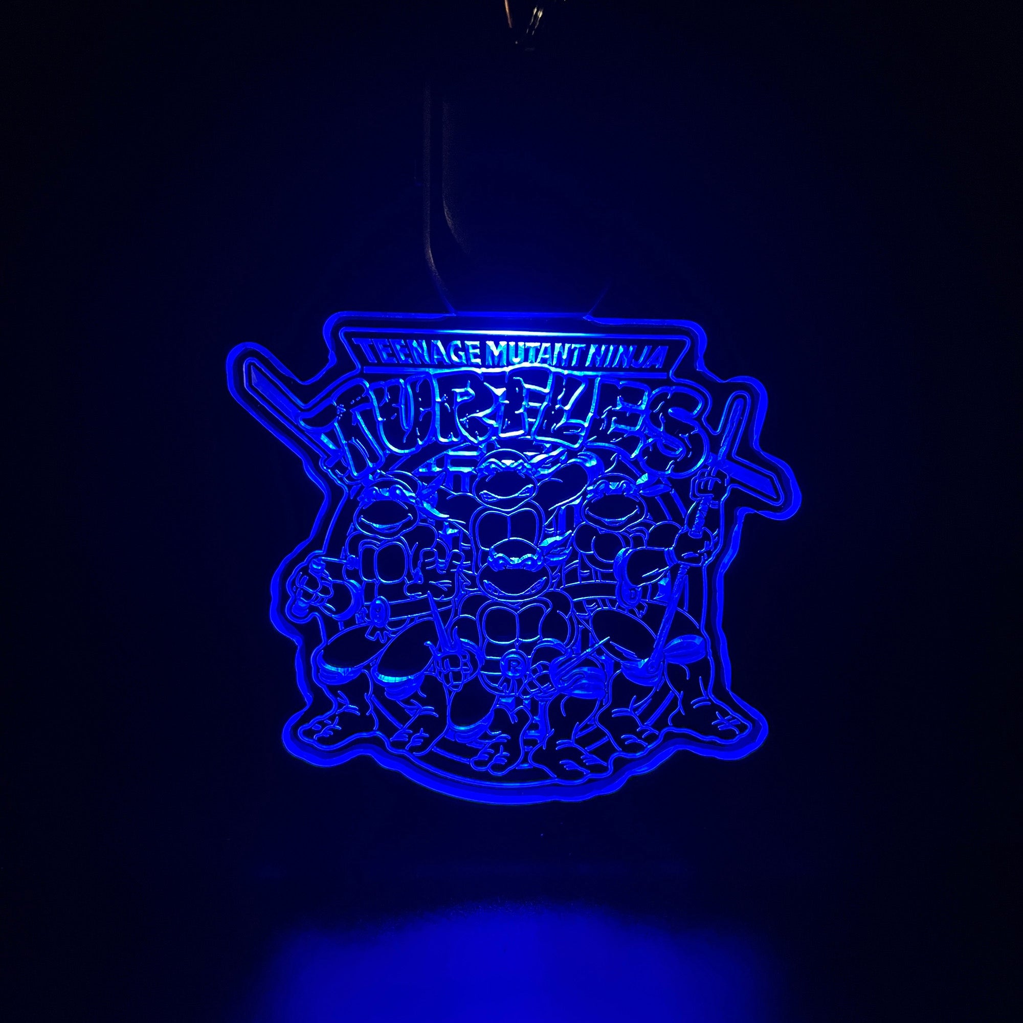 Teenage Mntant Ninja Turtles LED Light Acrylic Keychain