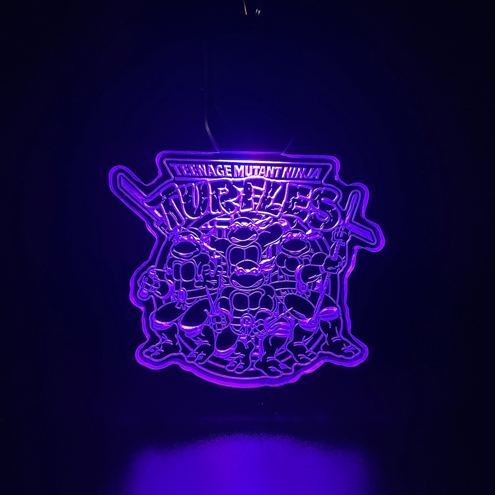 Teenage Mntant Ninja Turtles LED Light Acrylic Keychain
