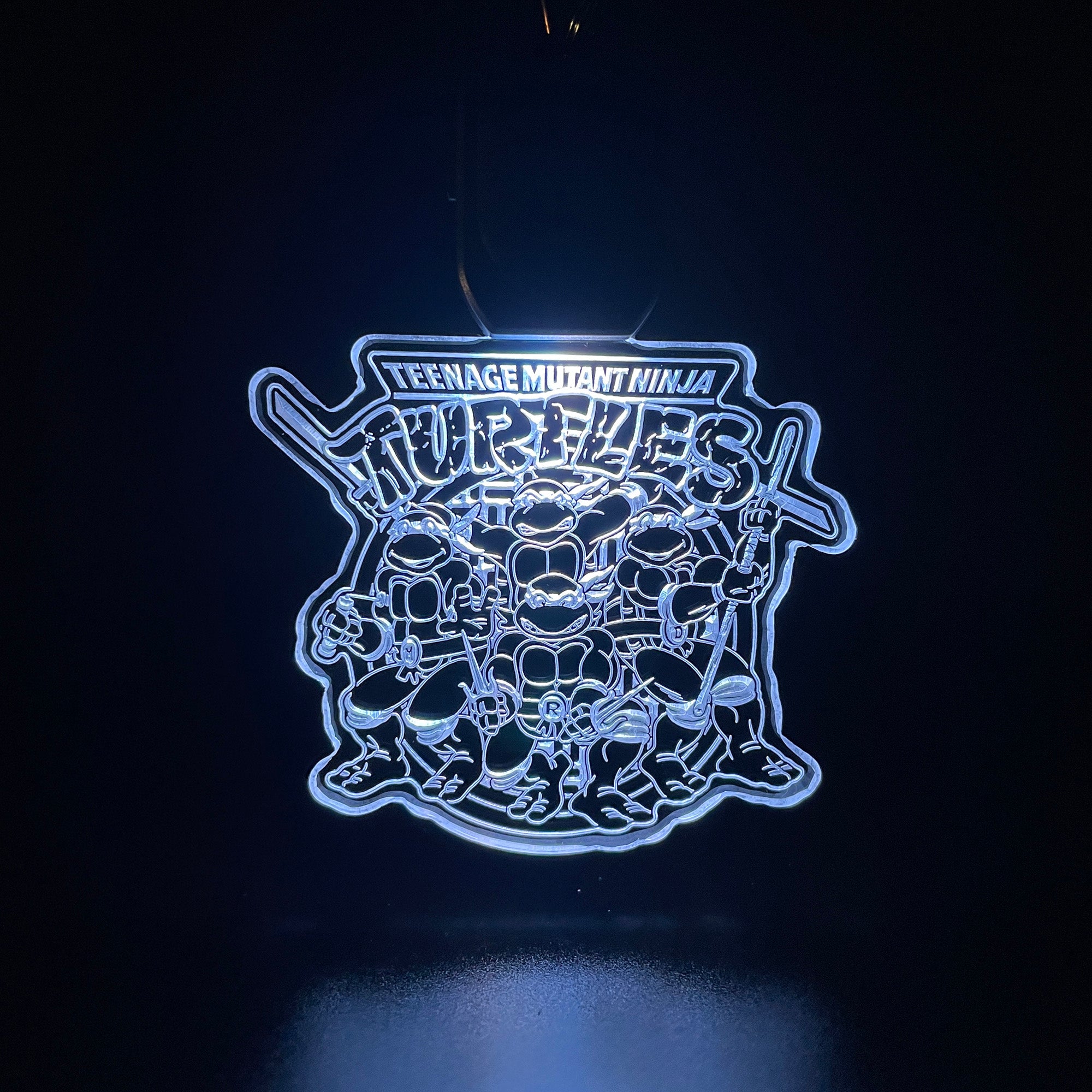 Teenage Mntant Ninja Turtles LED Light Acrylic Keychain