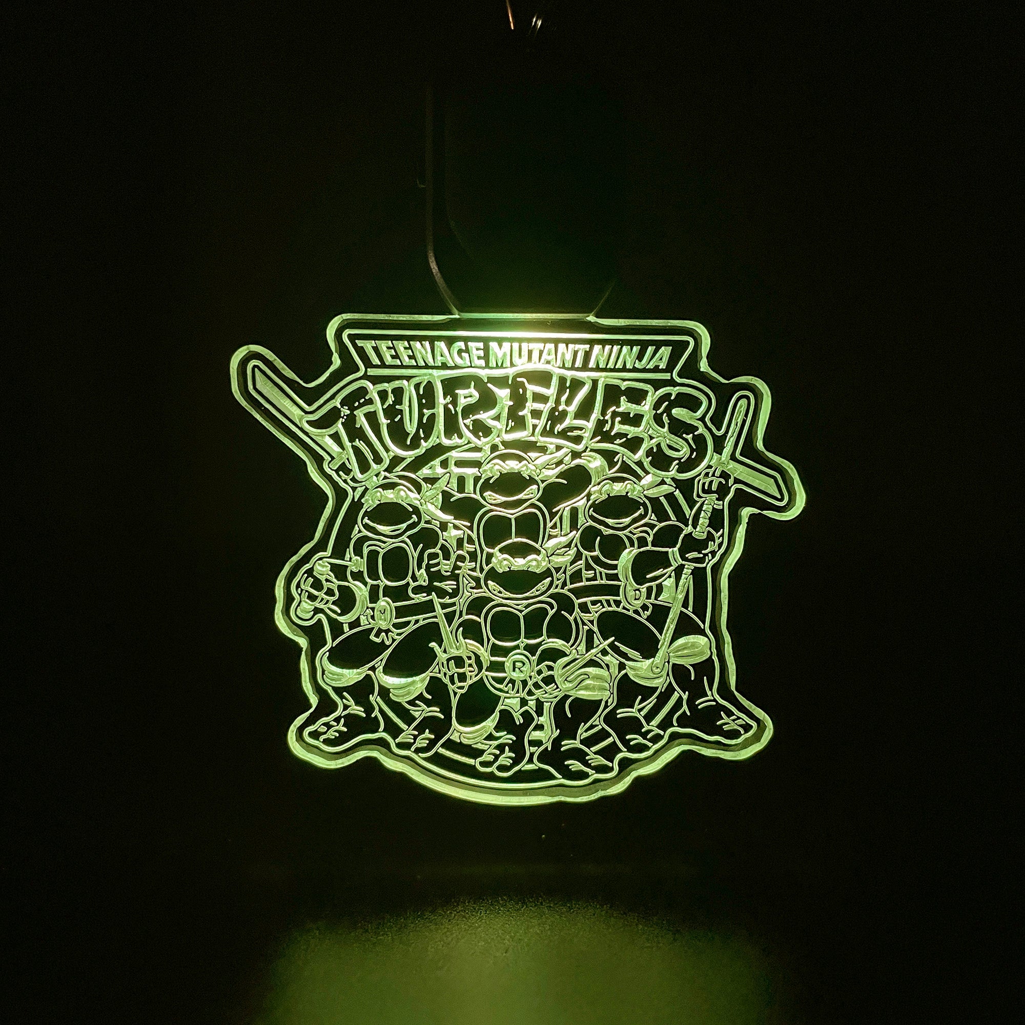Teenage Mntant Ninja Turtles LED Light Acrylic Keychain
