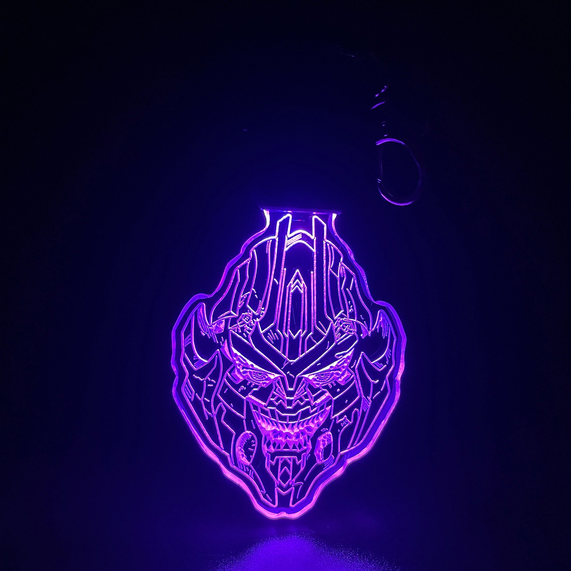 Transformer Decepticon LED Light Acrylic Keychain
