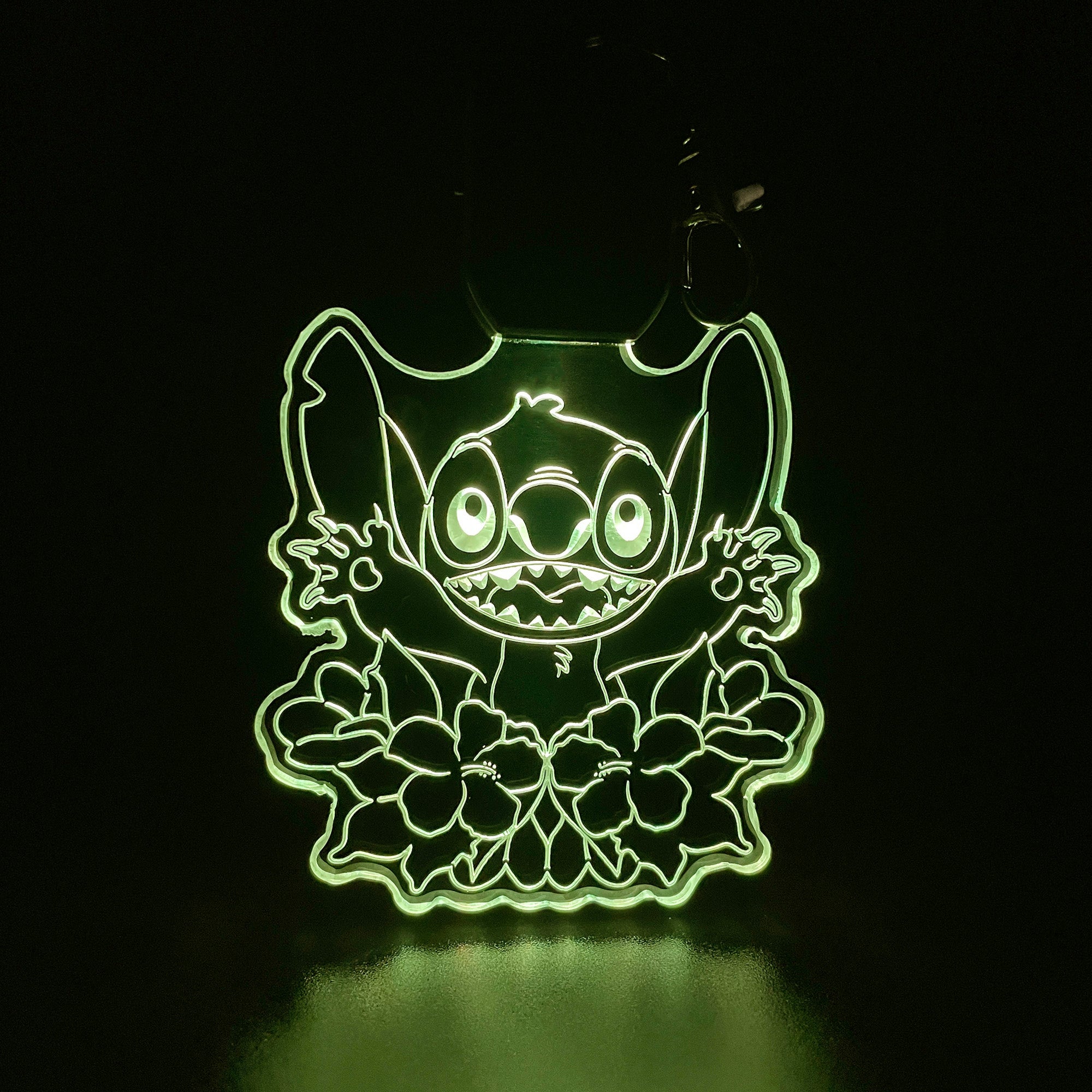 Stitch LED Light Acrylic Keychain