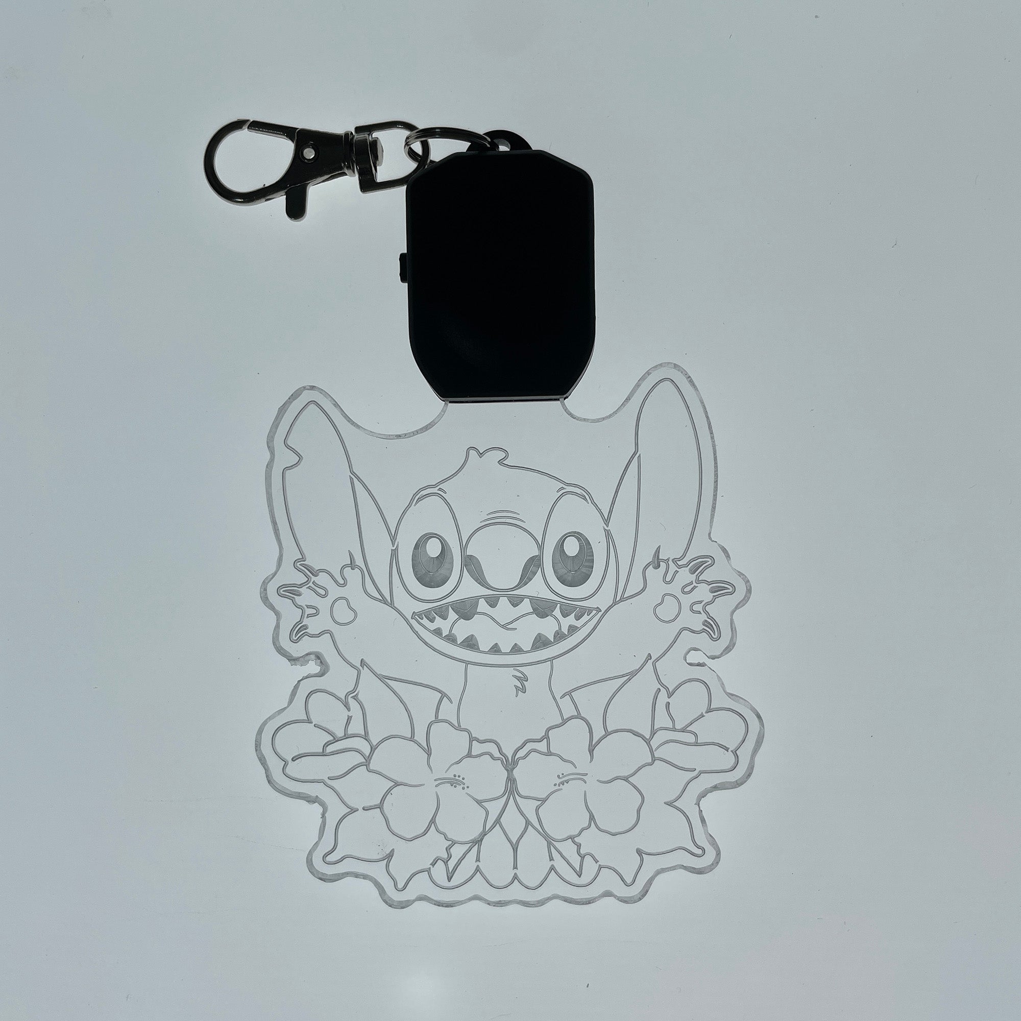 Stitch LED Light Acrylic Keychain
