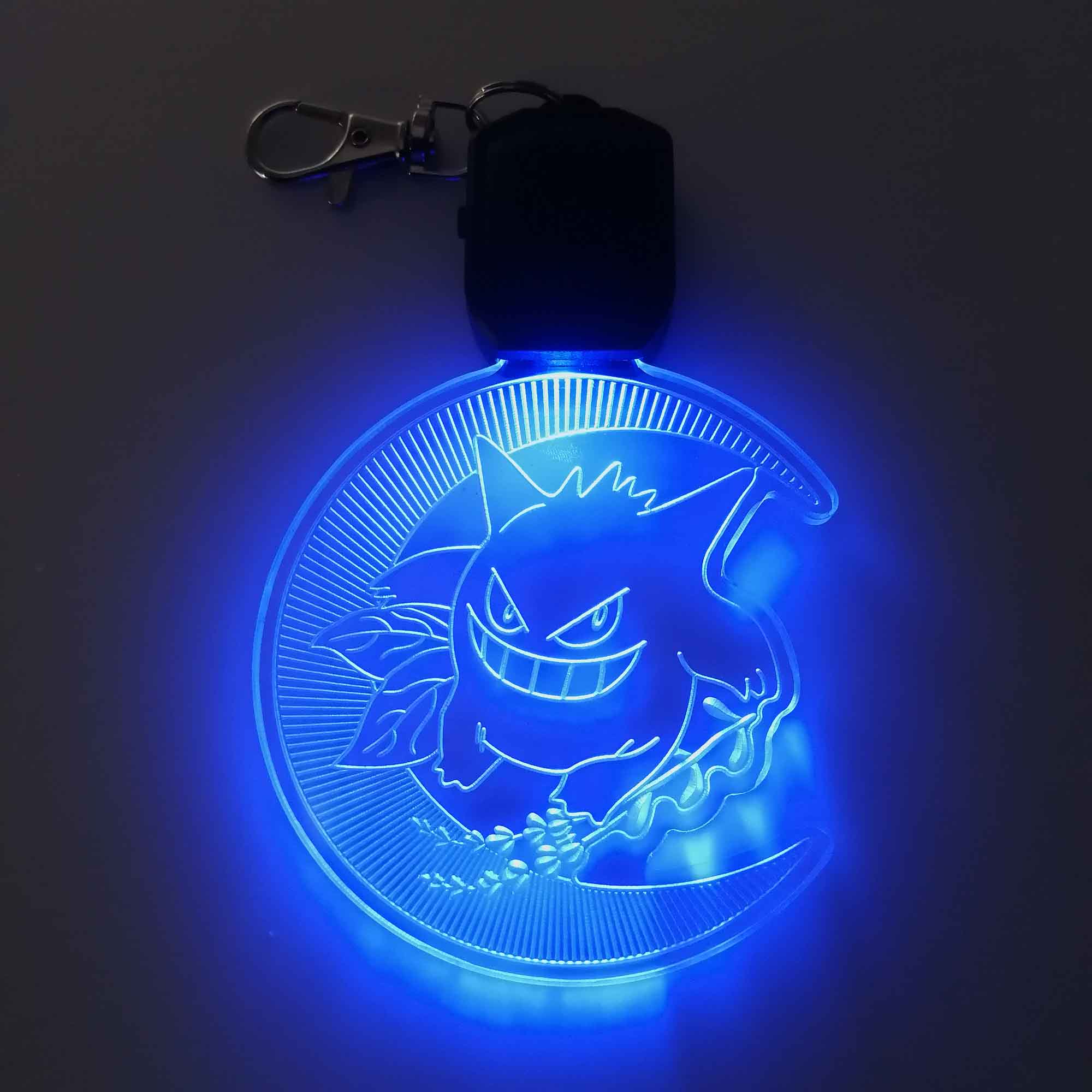Gengar LED Light Acrylic Keychain