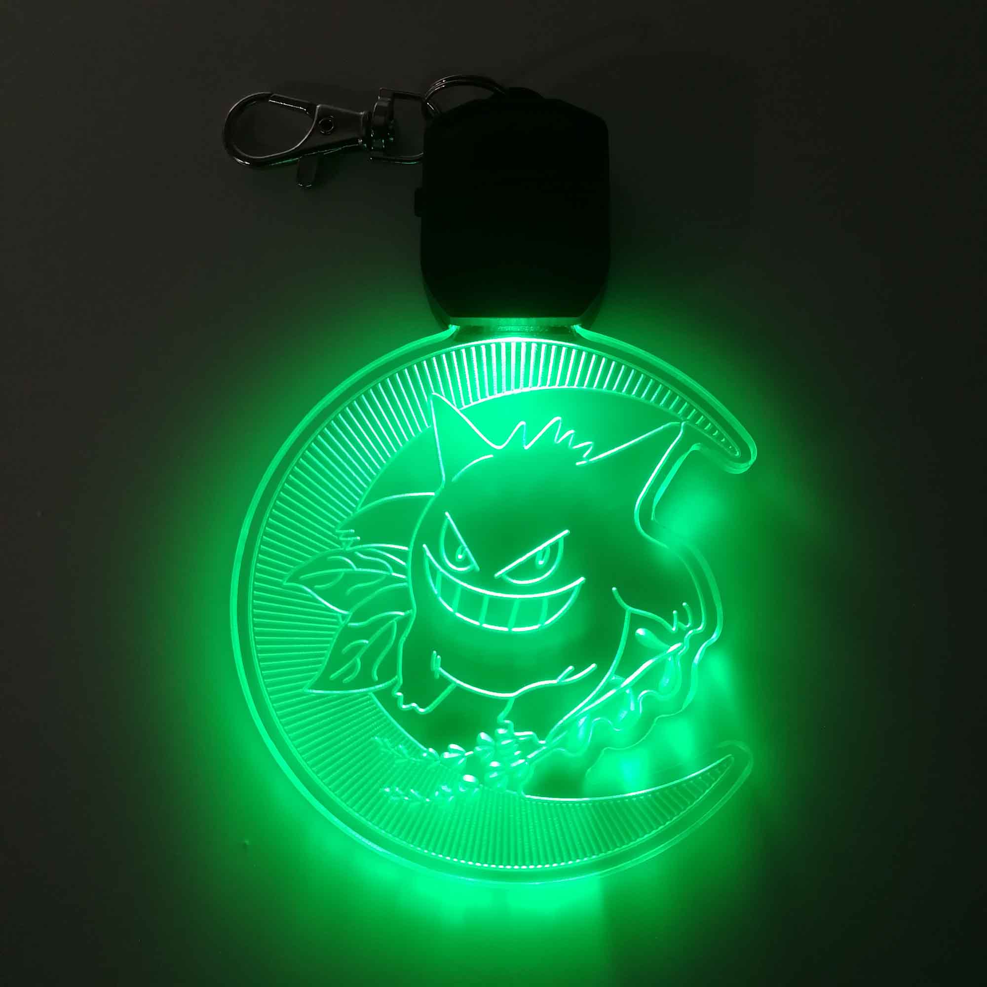 Gengar LED Light Acrylic Keychain