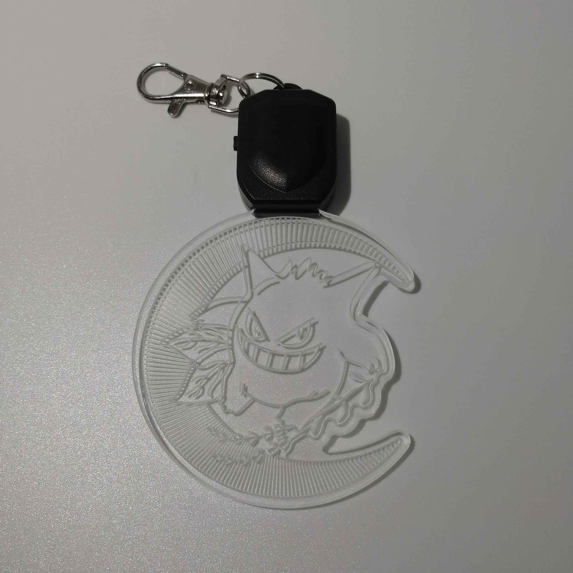 Gengar LED Light Acrylic Keychain