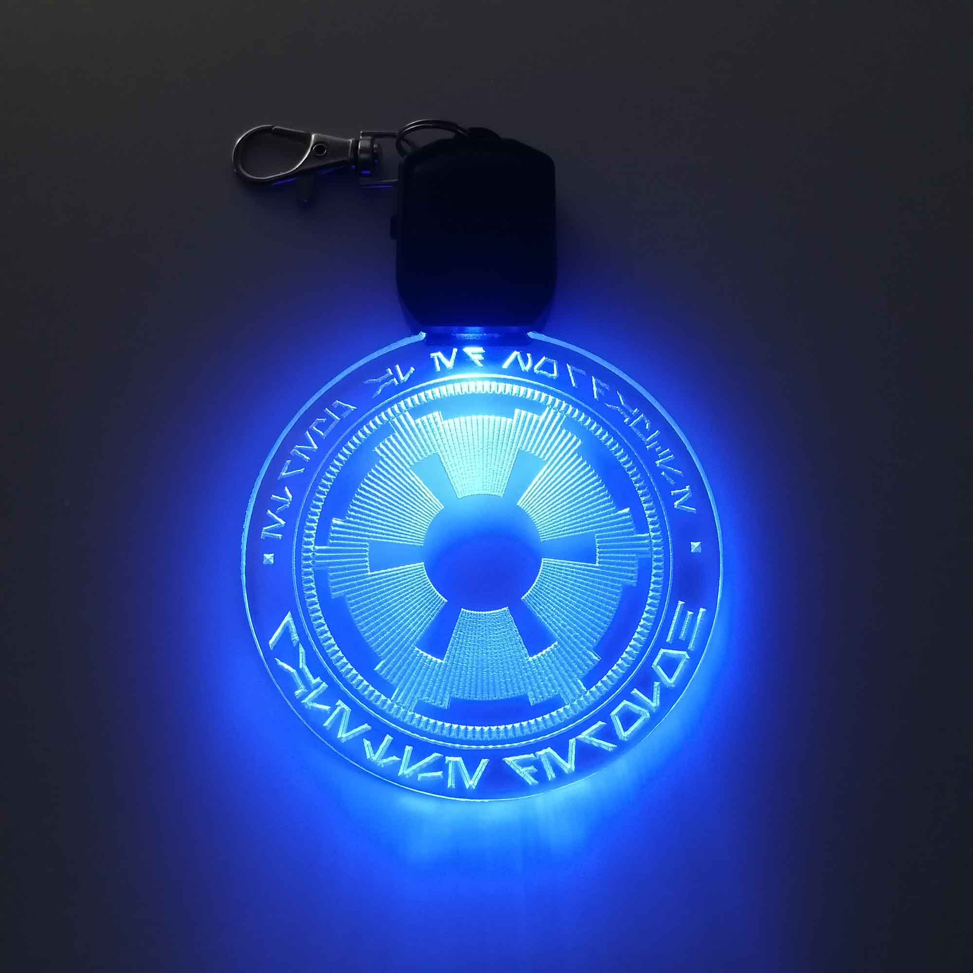 Galactic Empire LED Light Acrylic Keychain