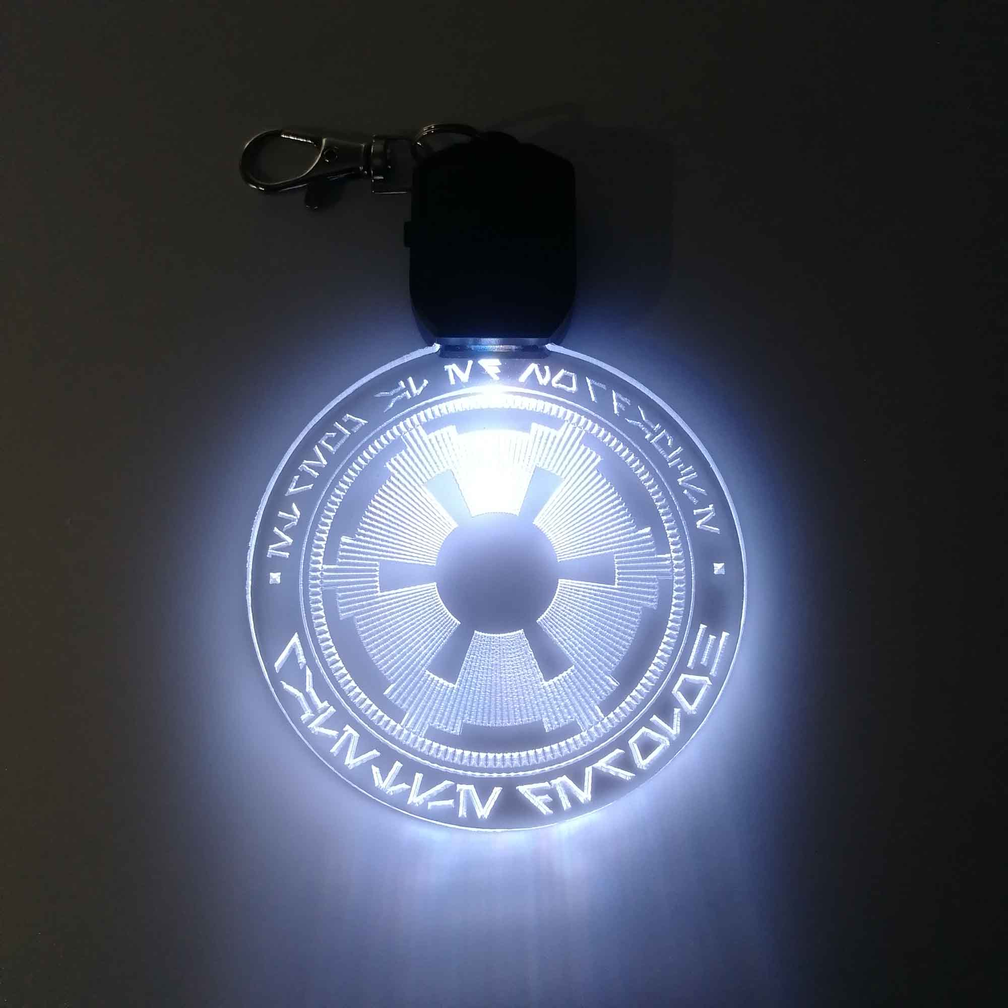 Galactic Empire LED Light Acrylic Keychain