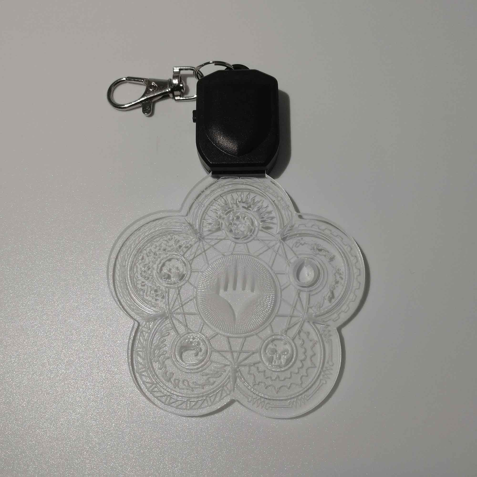 Magic Elements Mana LED Light Acrylic Keychain