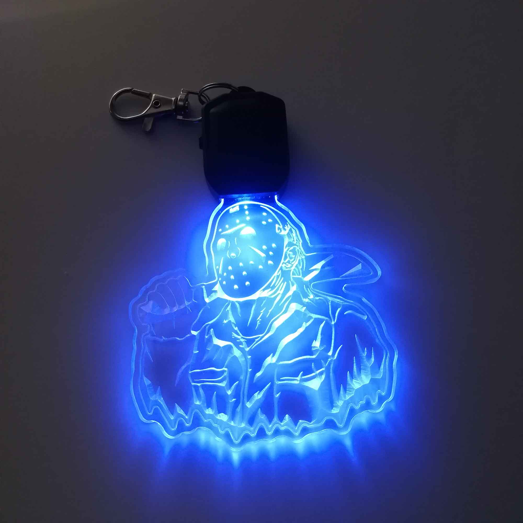 Jason Friday LED Light Acrylic Keychain
