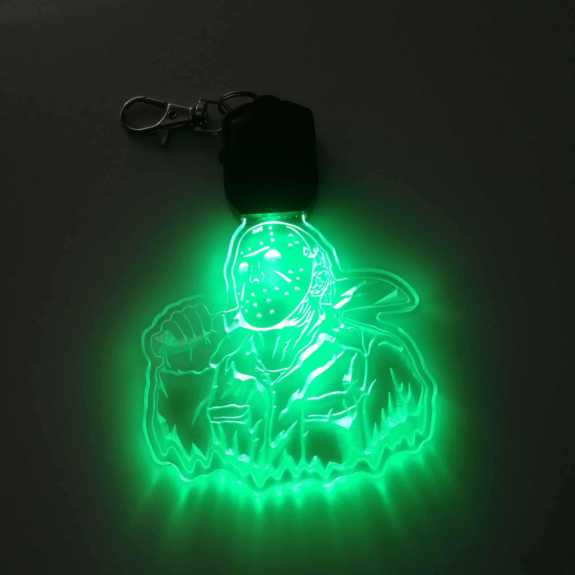 Jason Friday LED Light Acrylic Keychain