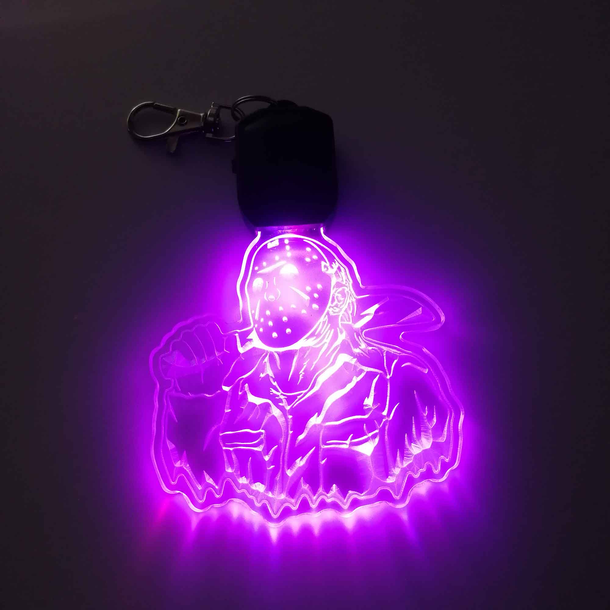Jason Friday LED Light Acrylic Keychain