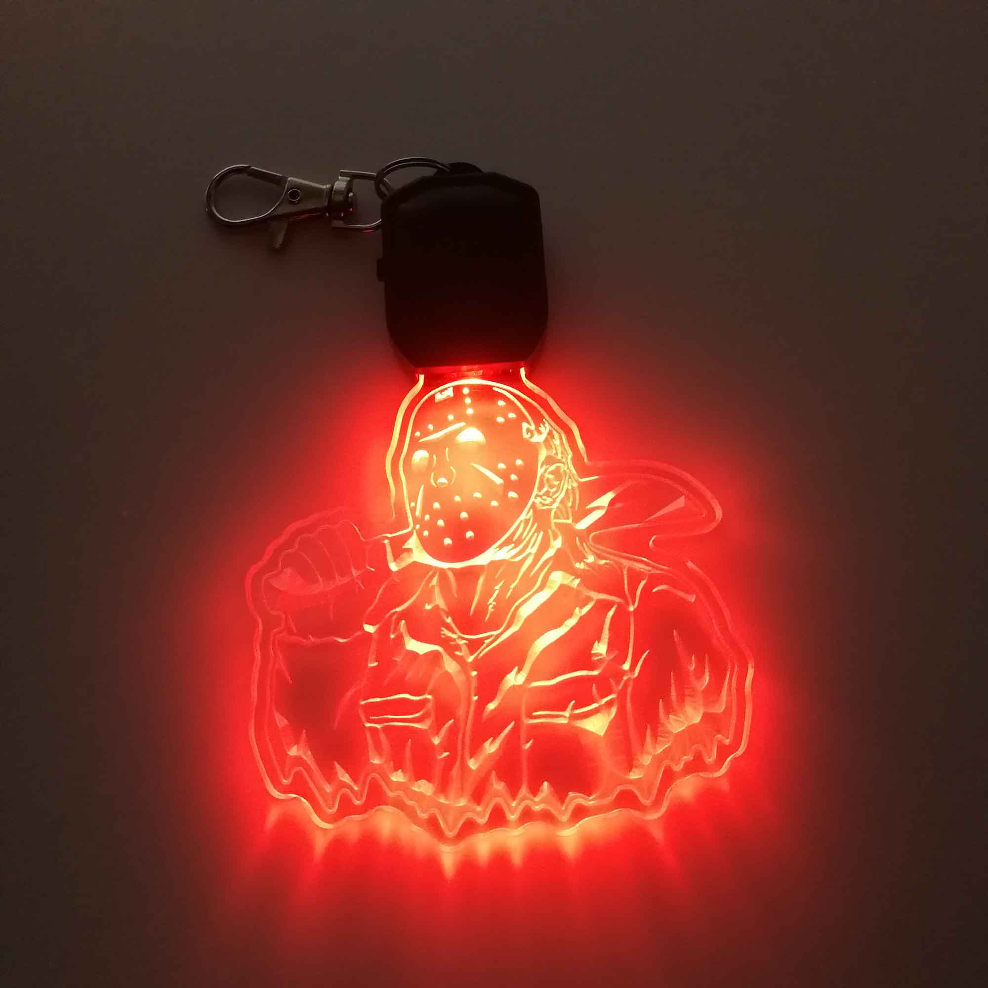 Jason Friday LED Light Acrylic Keychain