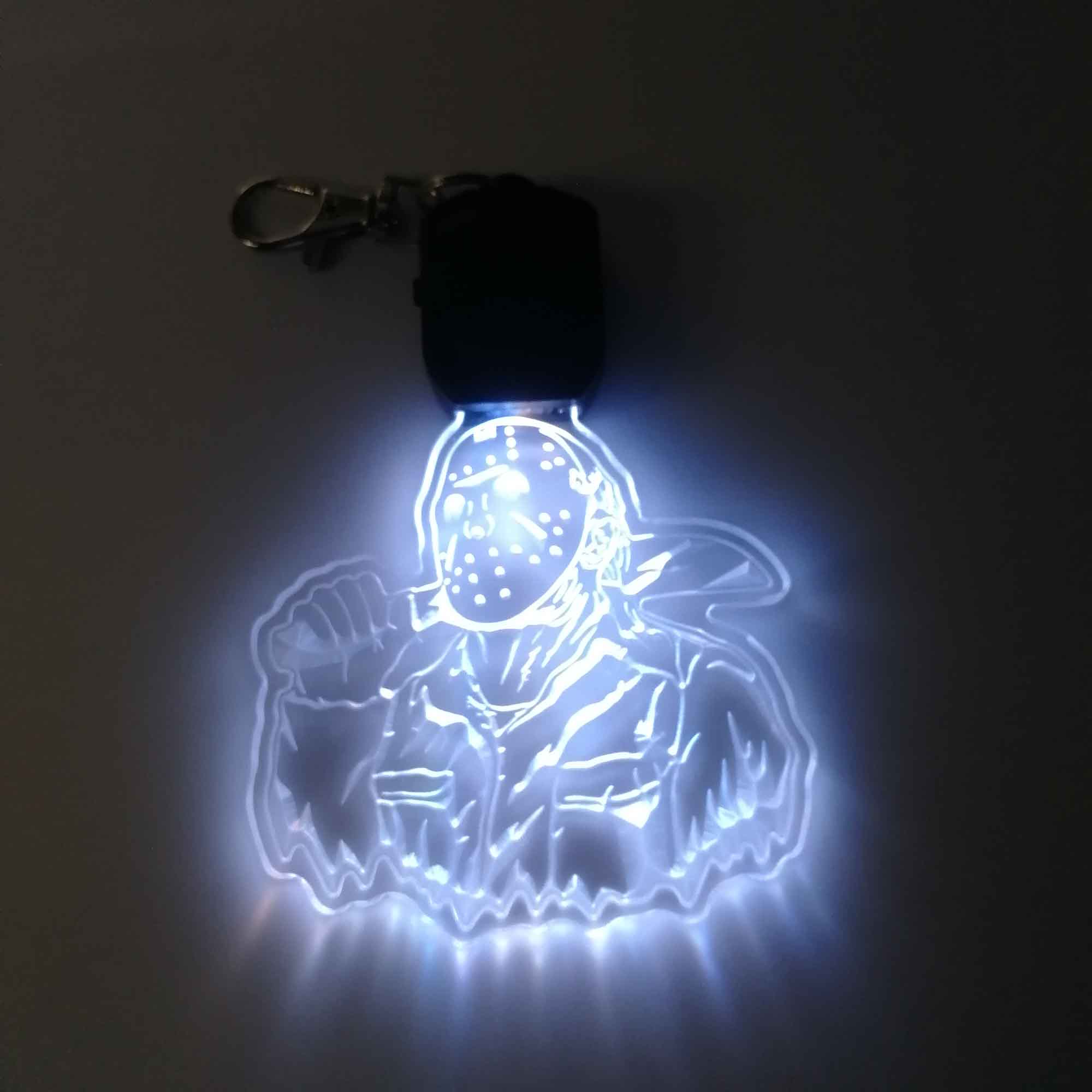 Jason Friday LED Light Acrylic Keychain