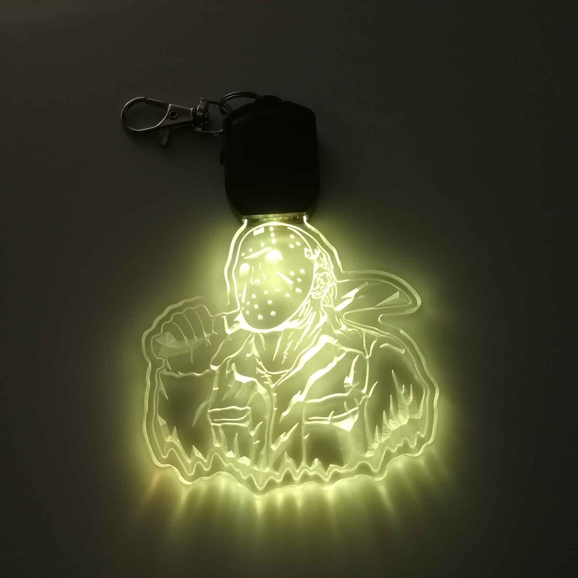 Jason Friday LED Light Acrylic Keychain