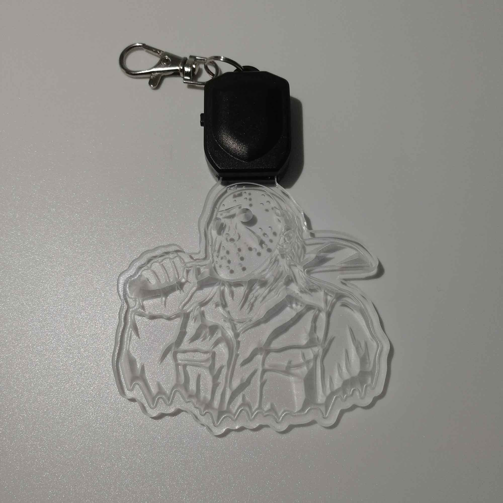 Jason Friday LED Light Acrylic Keychain