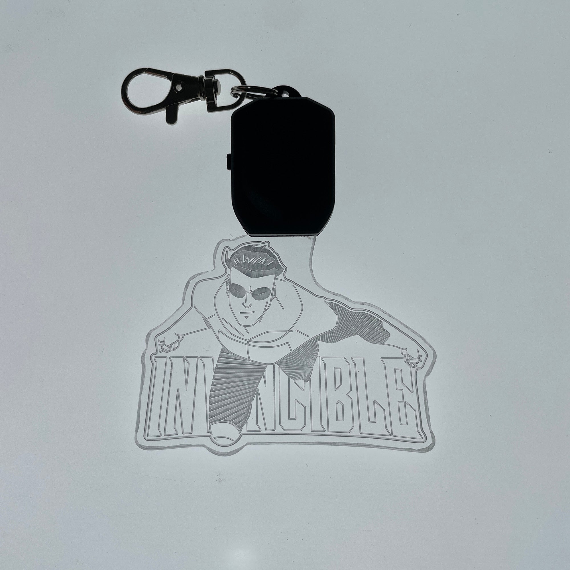 Invincible LED Light Acrylic Keychain