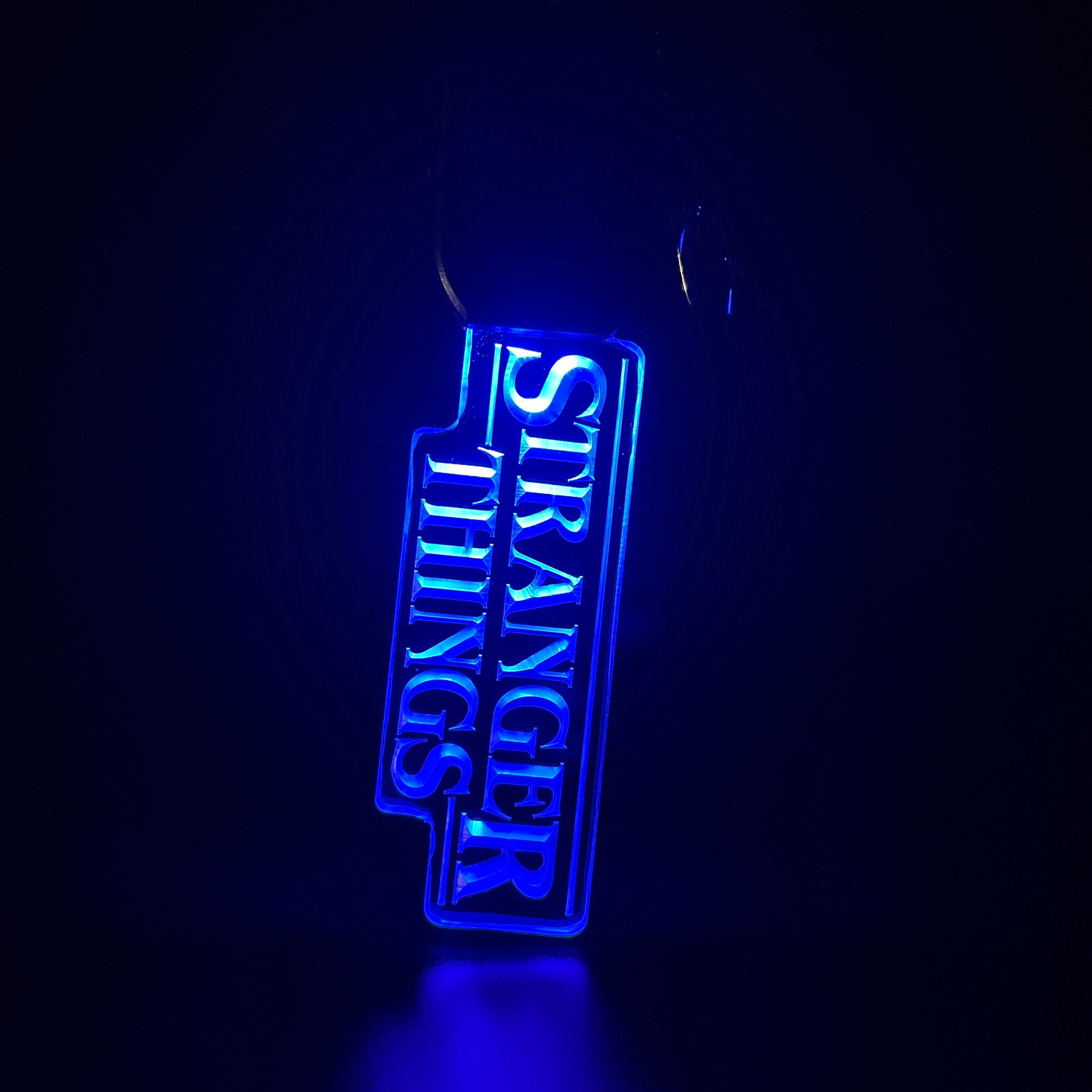 Stranger Things LED Light Acrylic Keychain