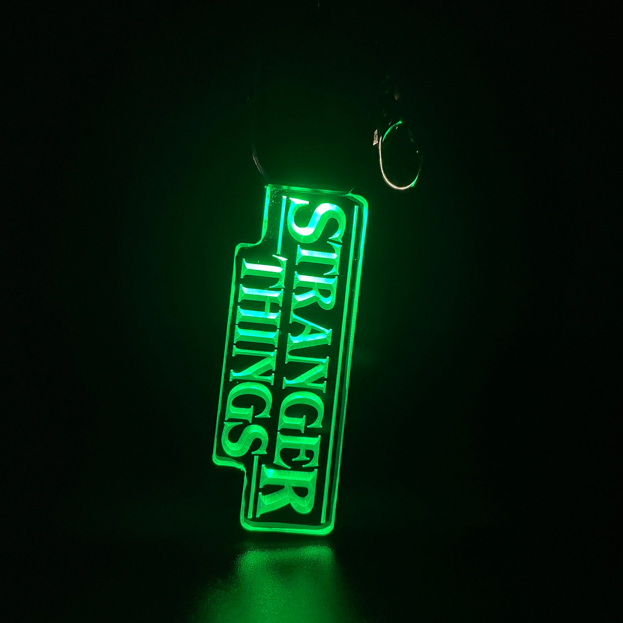 Stranger Things LED Light Acrylic Keychain