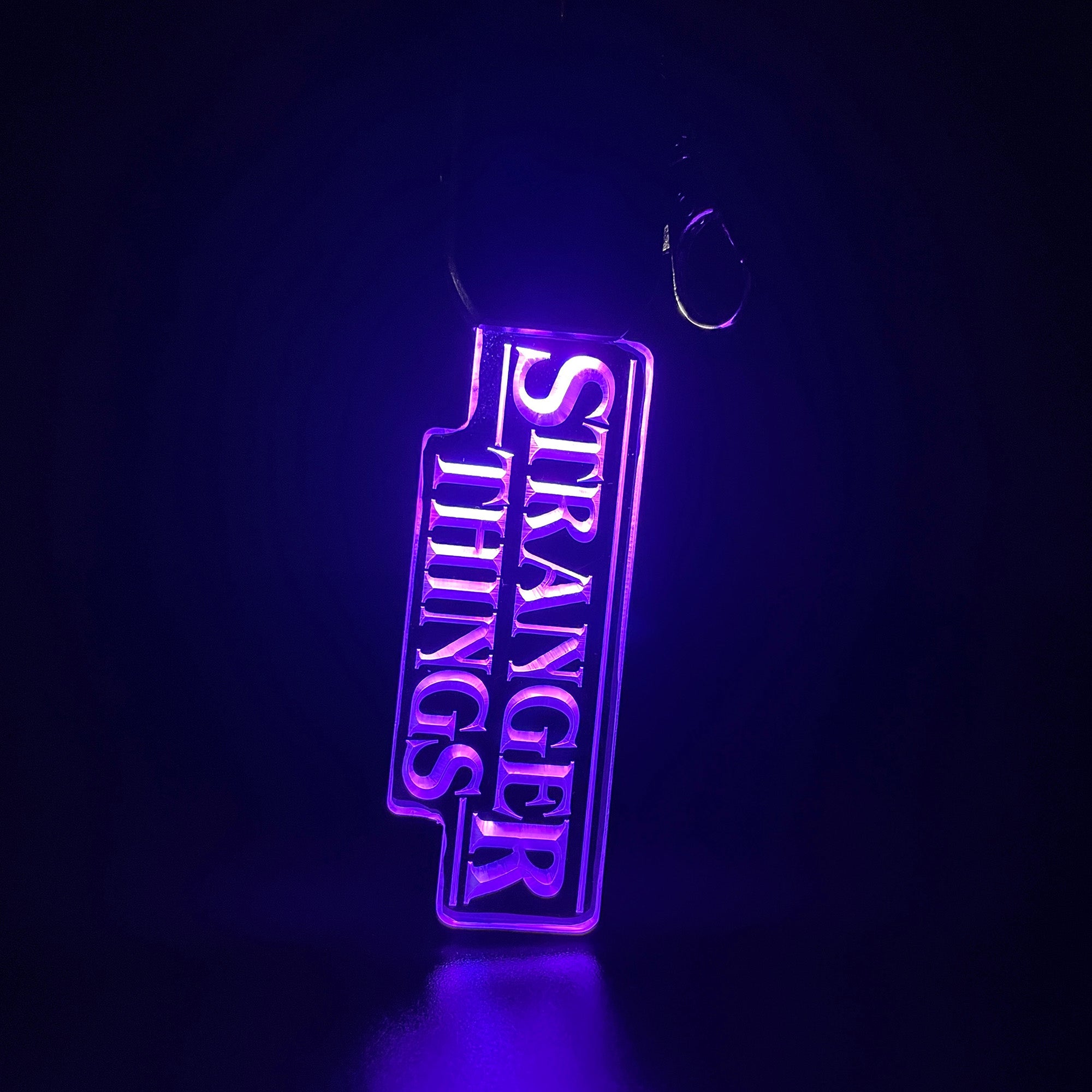 Stranger Things LED Light Acrylic Keychain
