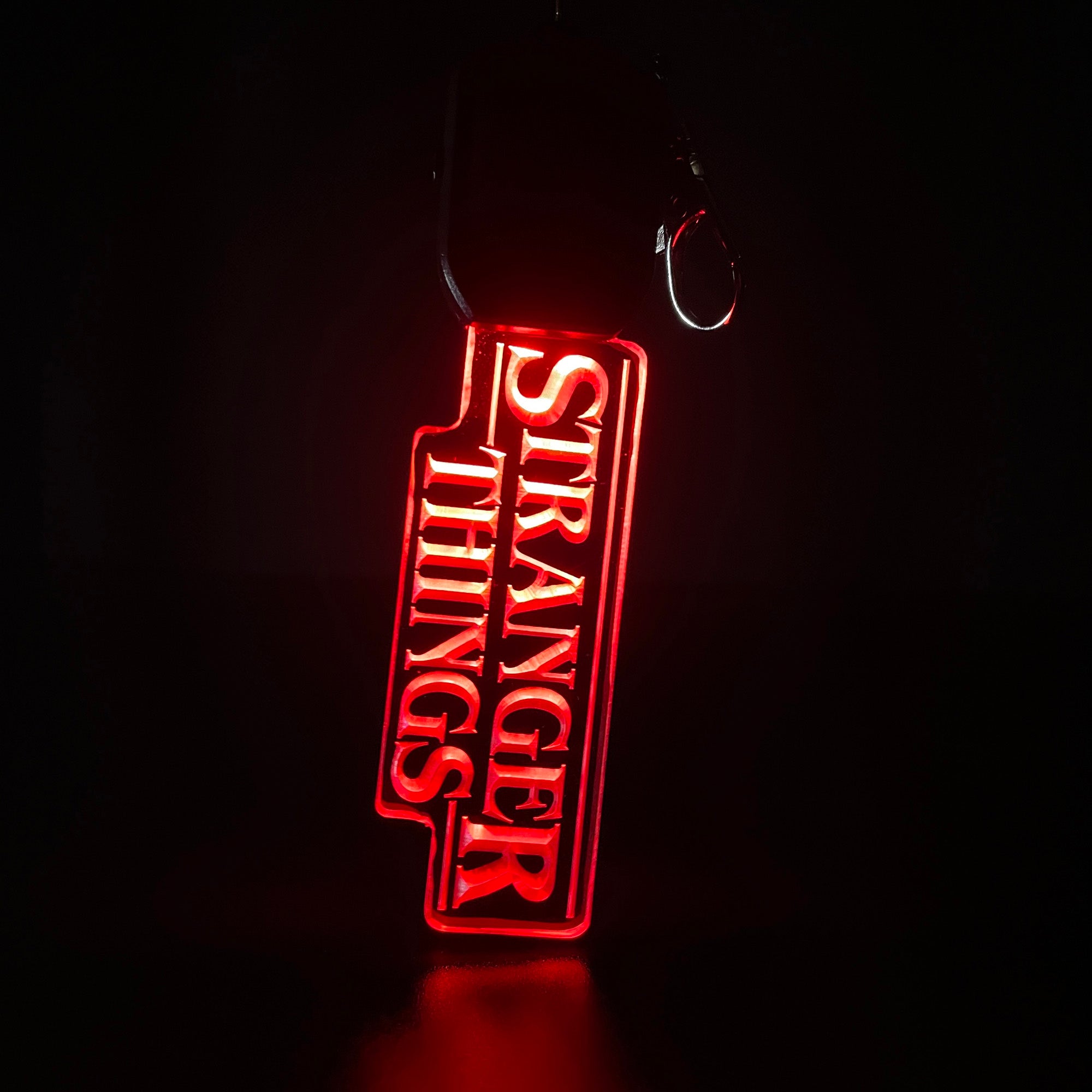 Stranger Things LED Light Acrylic Keychain