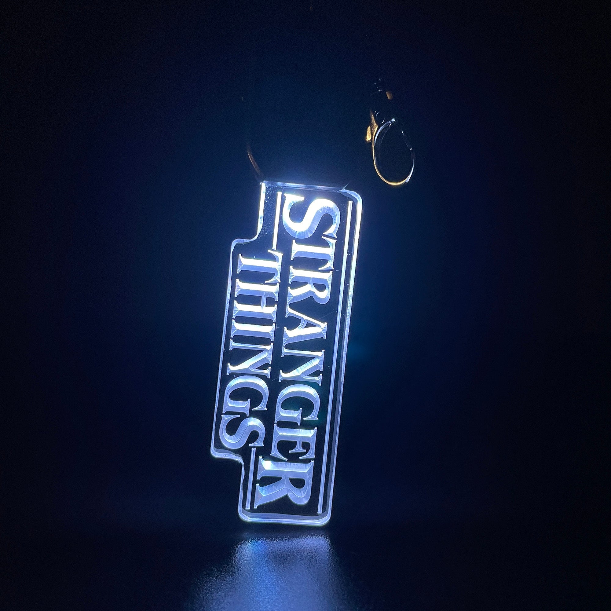 Stranger Things LED Light Acrylic Keychain