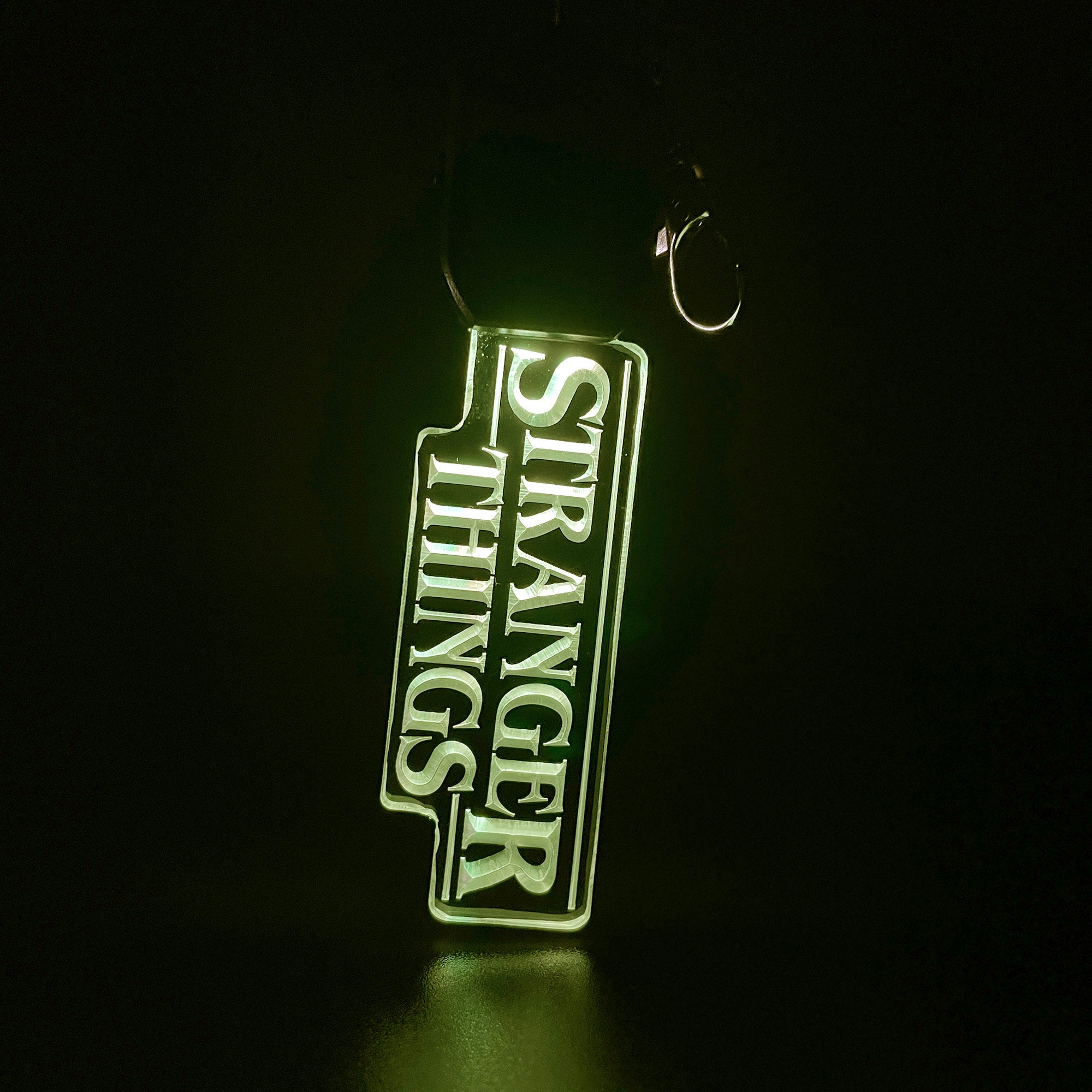Stranger Things LED Light Acrylic Keychain