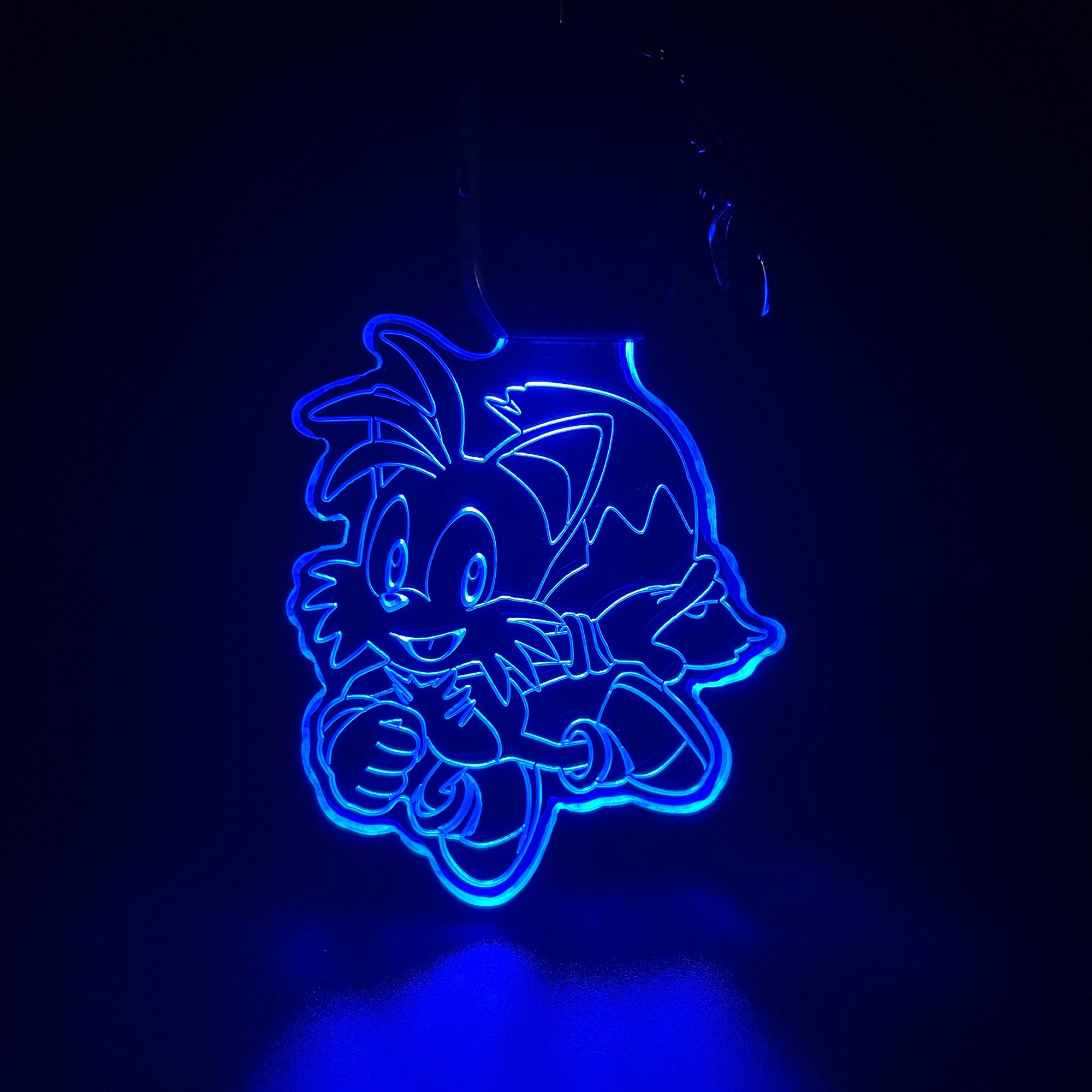 Sonic the hedgehog Tails LED Light Acrylic Keychain