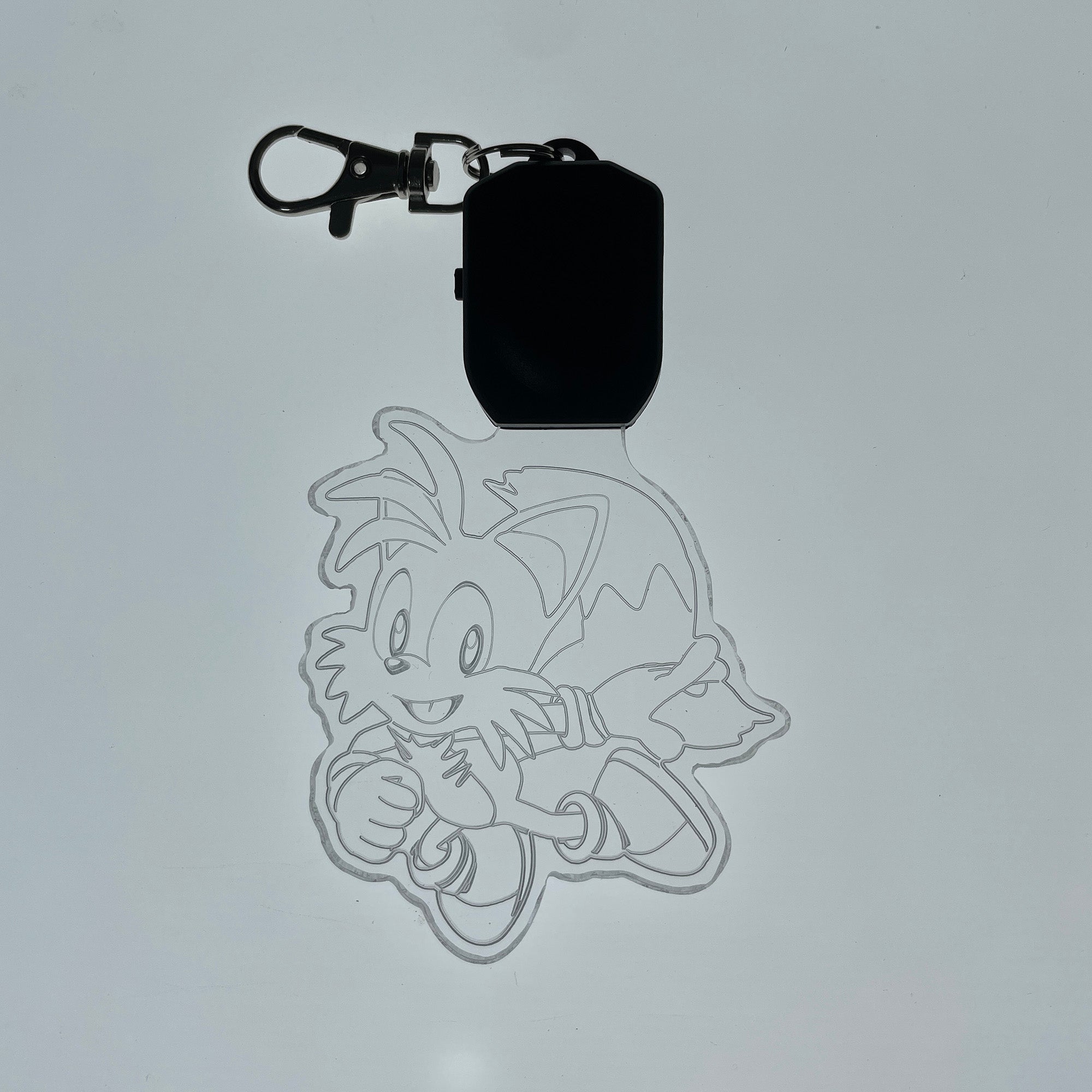 Sonic the hedgehog Tails LED Light Acrylic Keychain