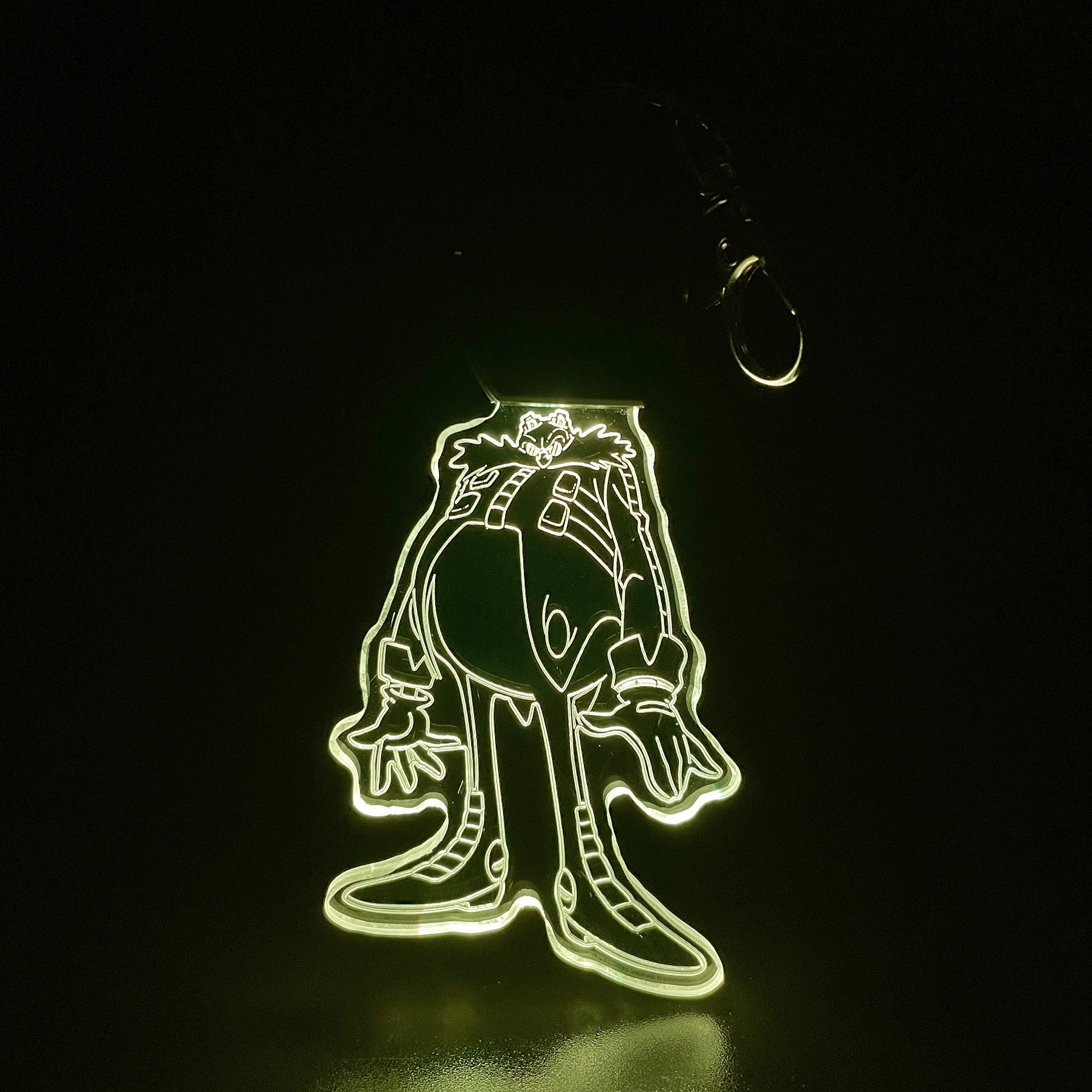 Sonic Dr Eggman LED Light Acrylic Keychain