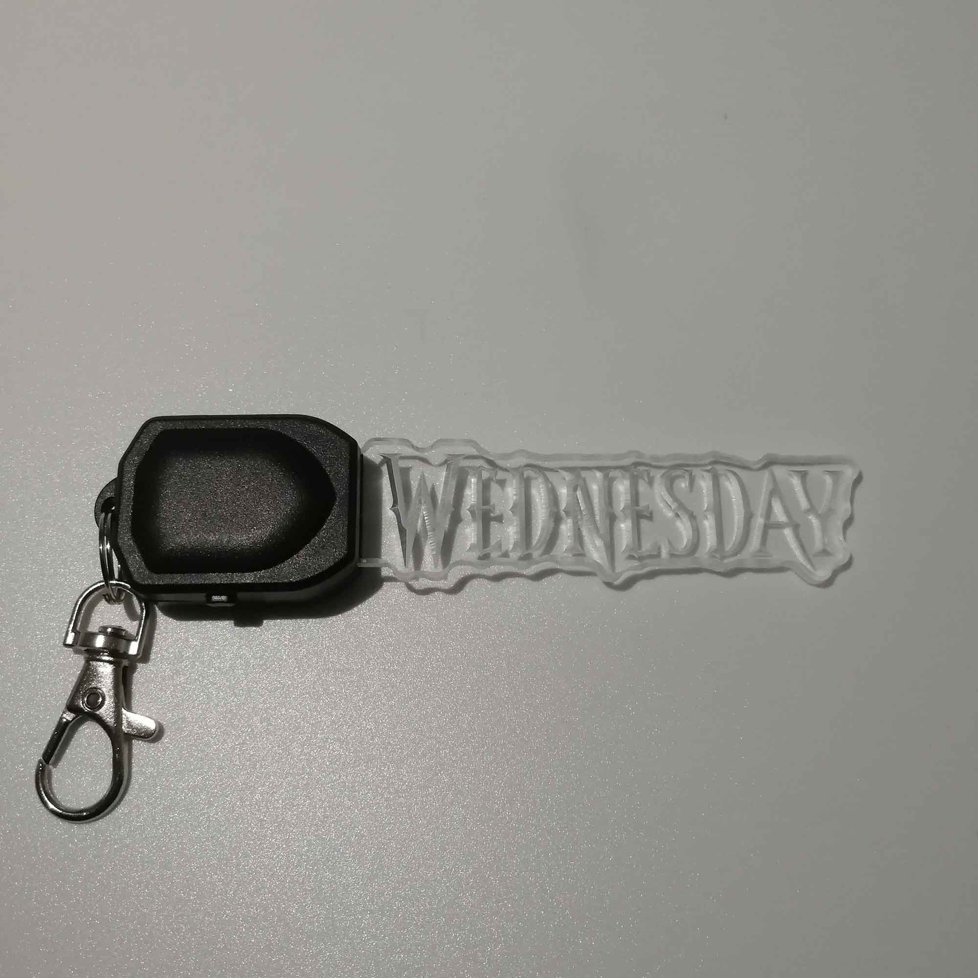 Wednesday LED Light Acrylic Keychain