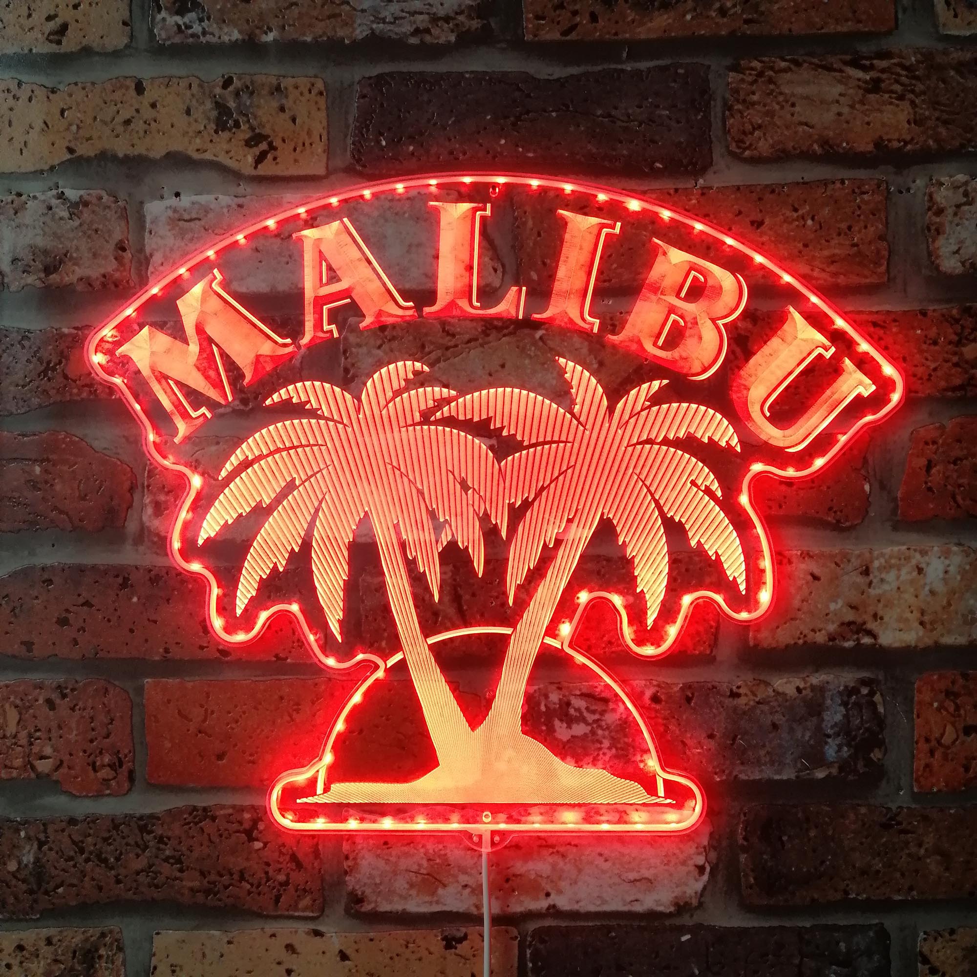 Malibu Dynamic RGB Edge Lit LED Sign