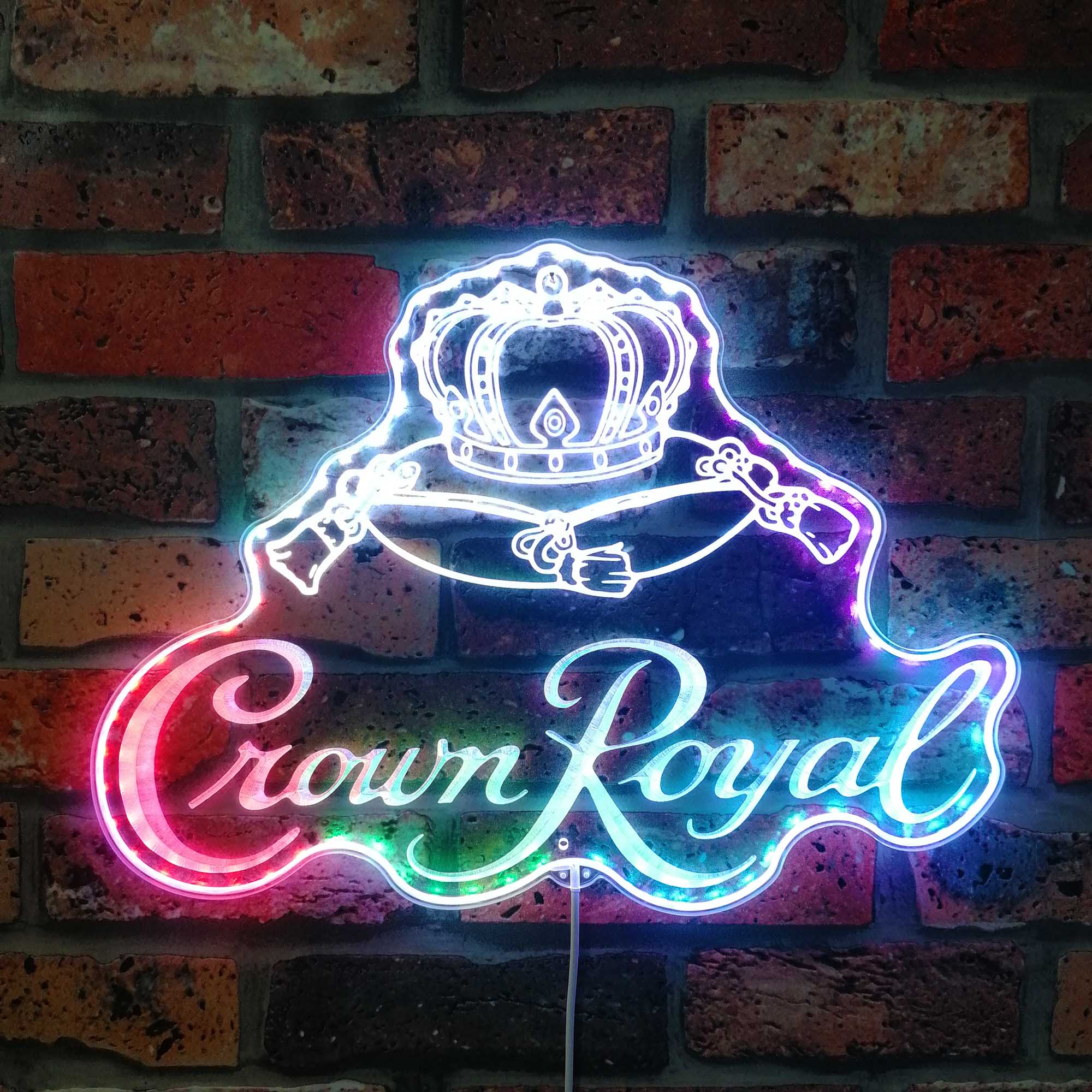 Crown Royal Dynamic RGB Edge Lit LED Sign