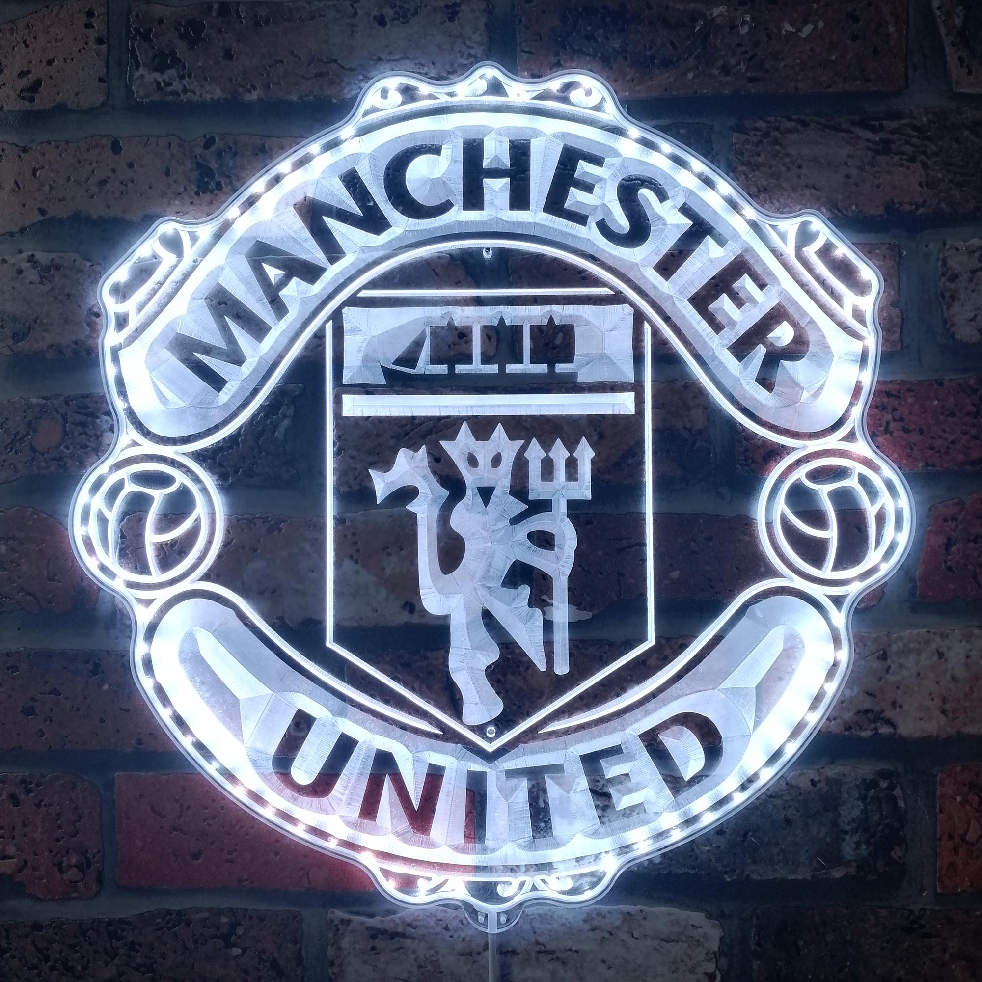 Manchester United Dynamic RGB Edge Lit LED Sign