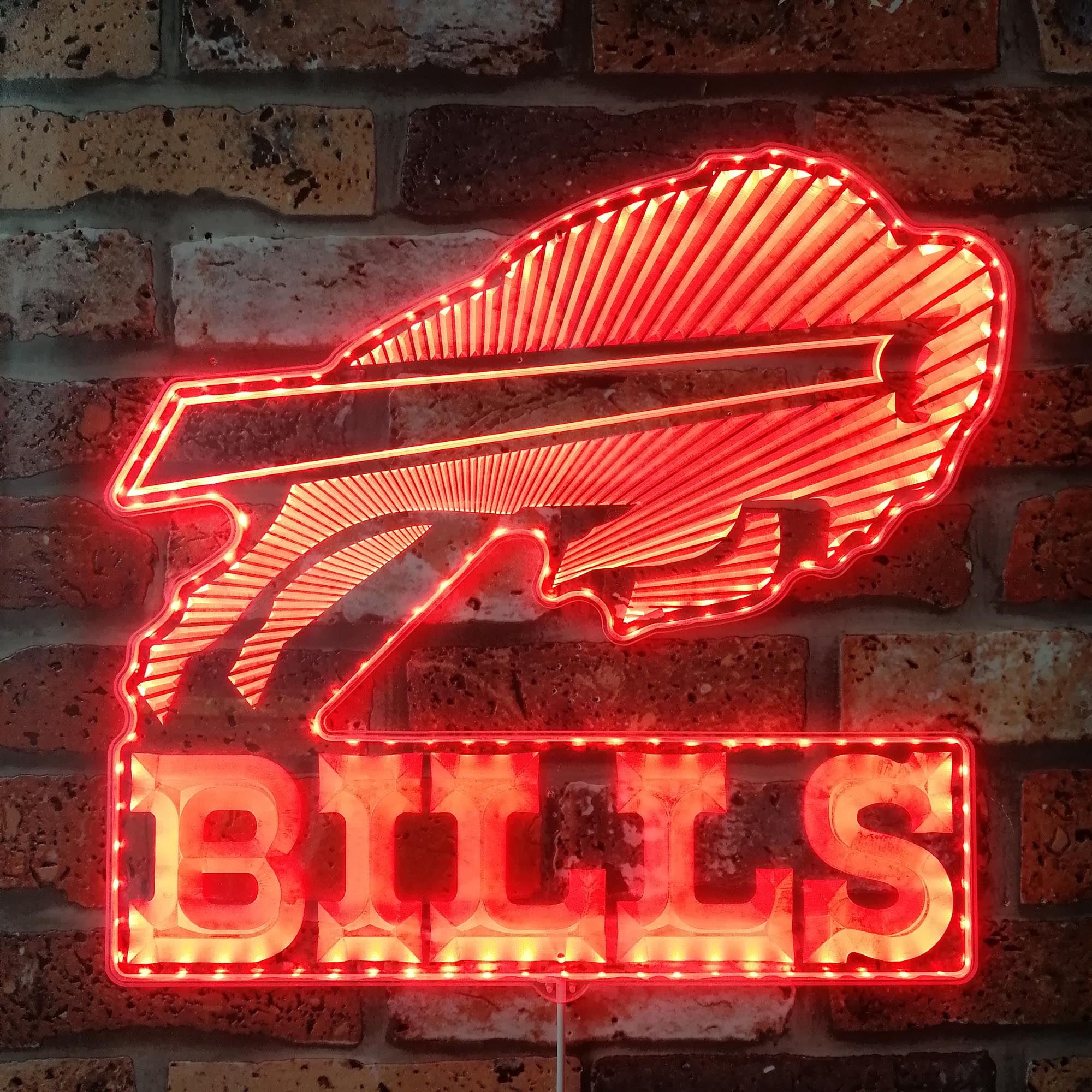 Personalized Buffalo Bills Dynamic RGB Edge Lit LED Sign