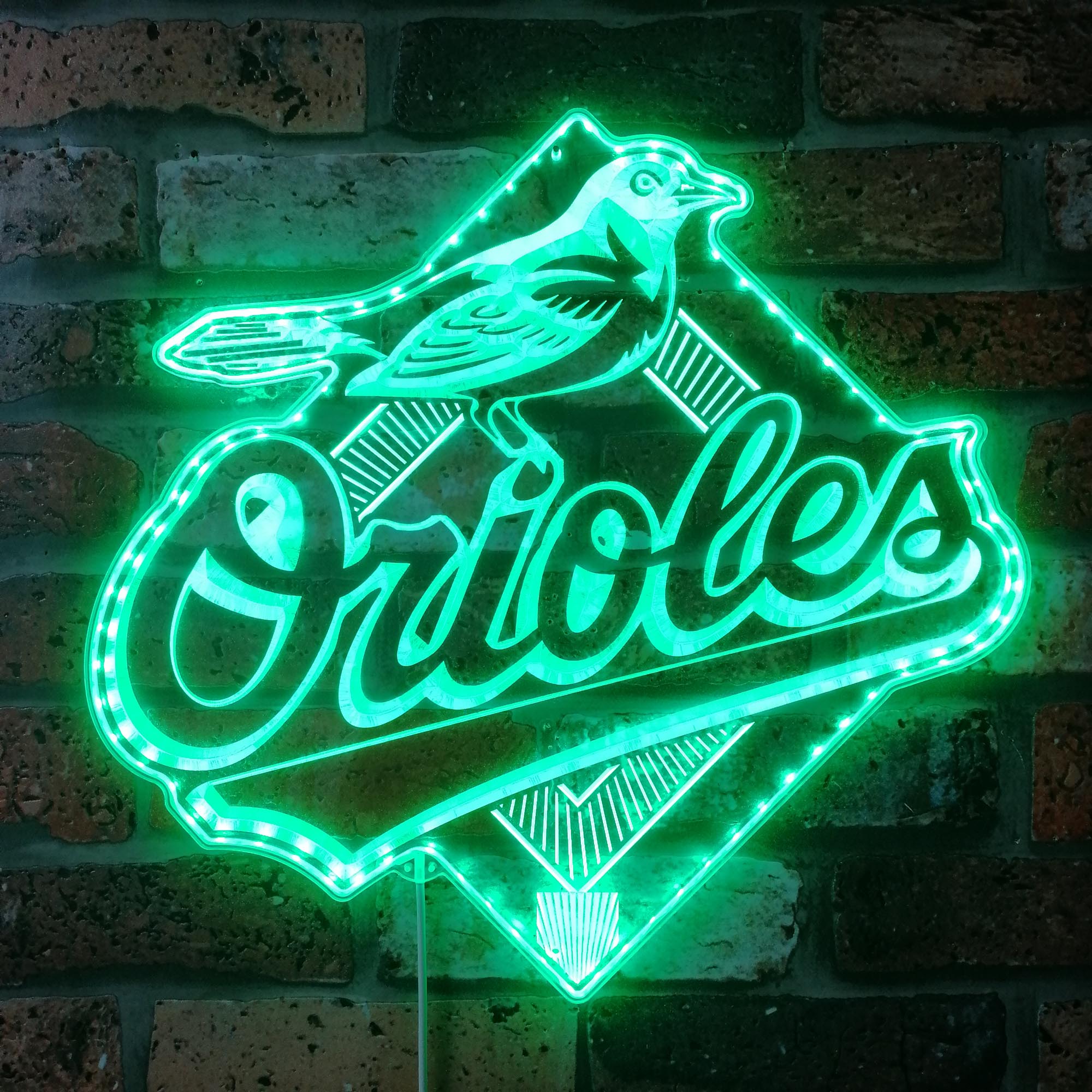 Orioles Dynamic RGB Edge Lit LED Sign