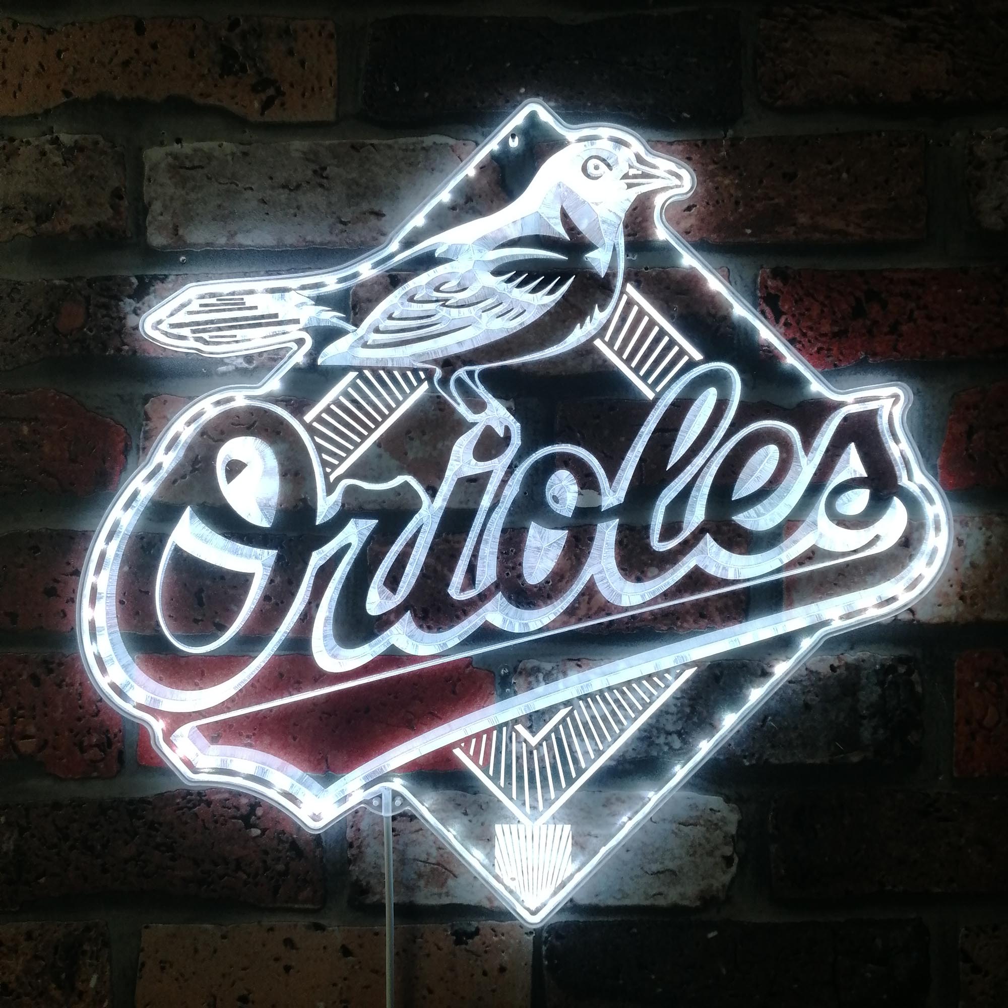 Orioles Dynamic RGB Edge Lit LED Sign