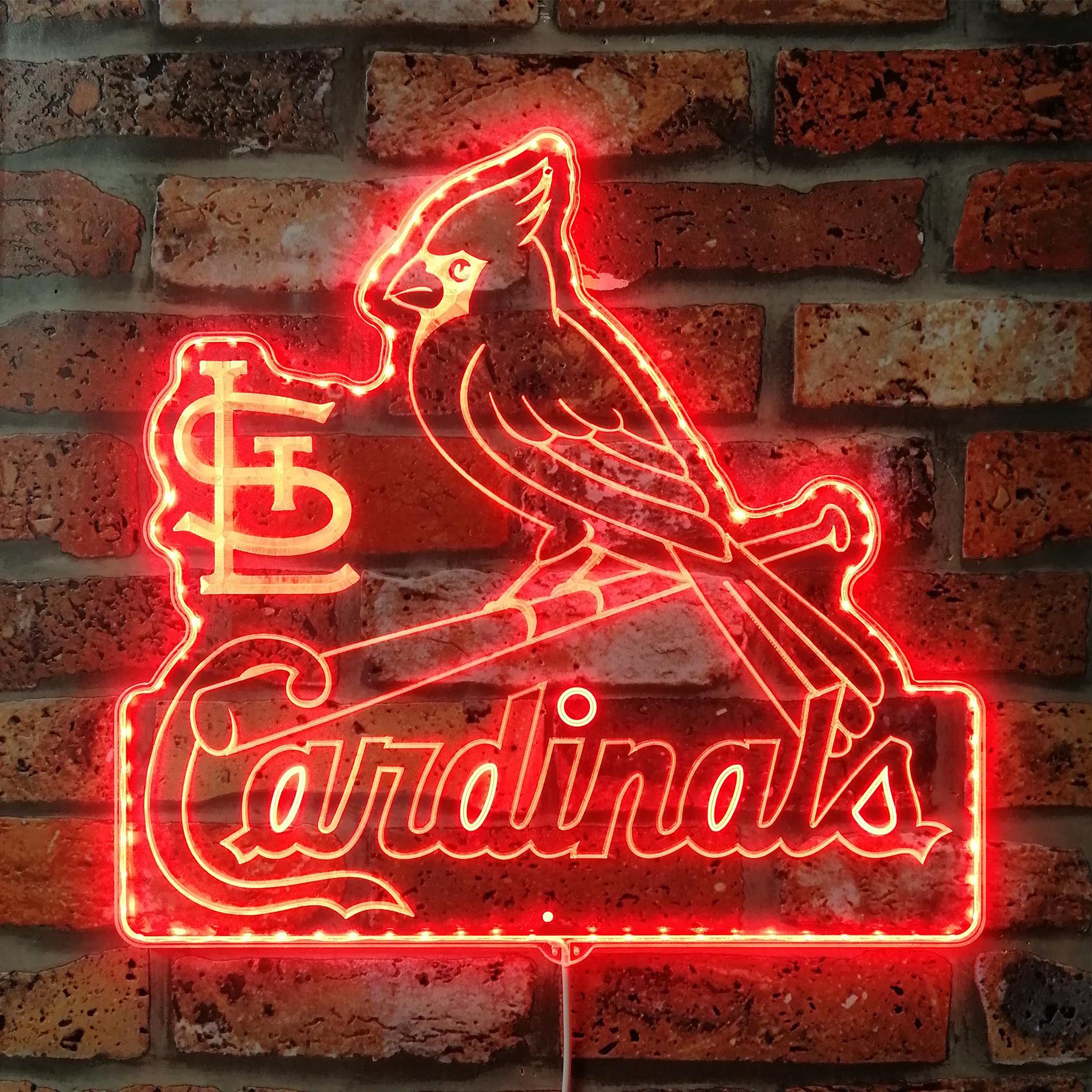 Saint Louis Cardinals Dynamic RGB Edge Lit LED Sign