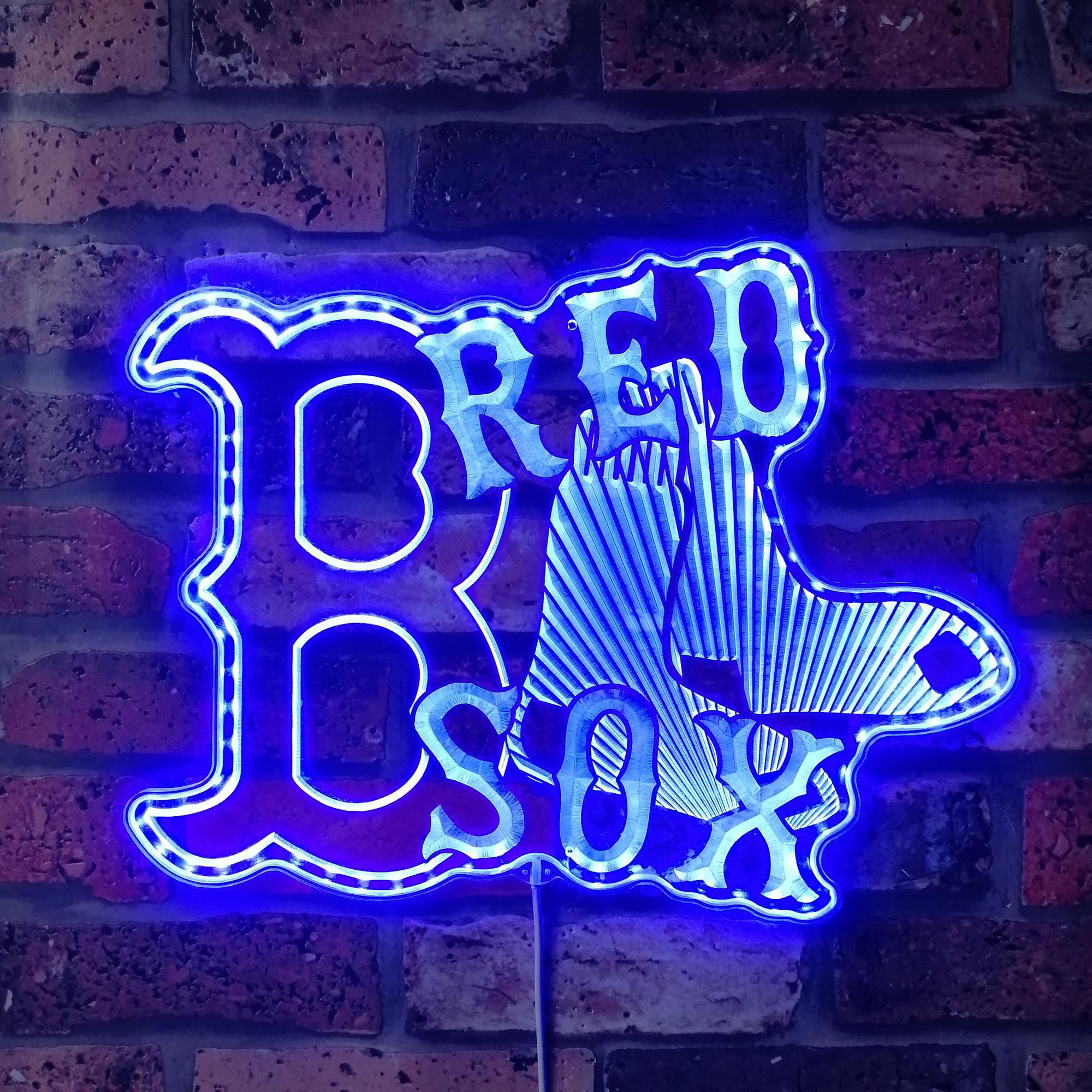 Boston Red Sox Dynamic RGB Edge Lit LED Sign