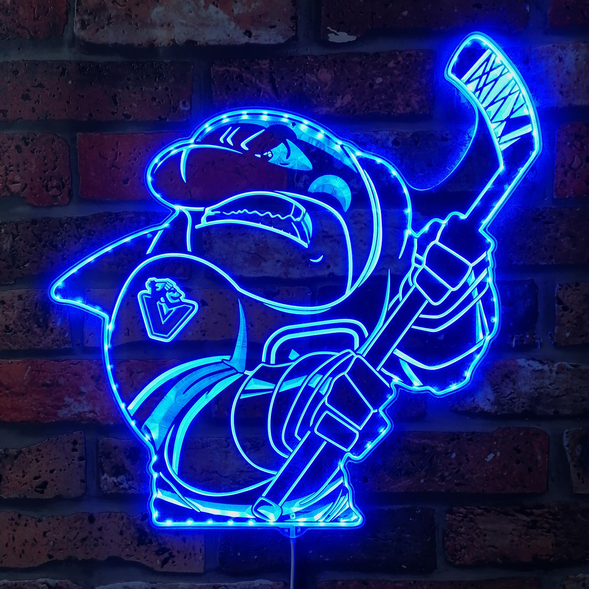 Vancouver Canucks BarDown Dynamic RGB Edge Lit LED Sign