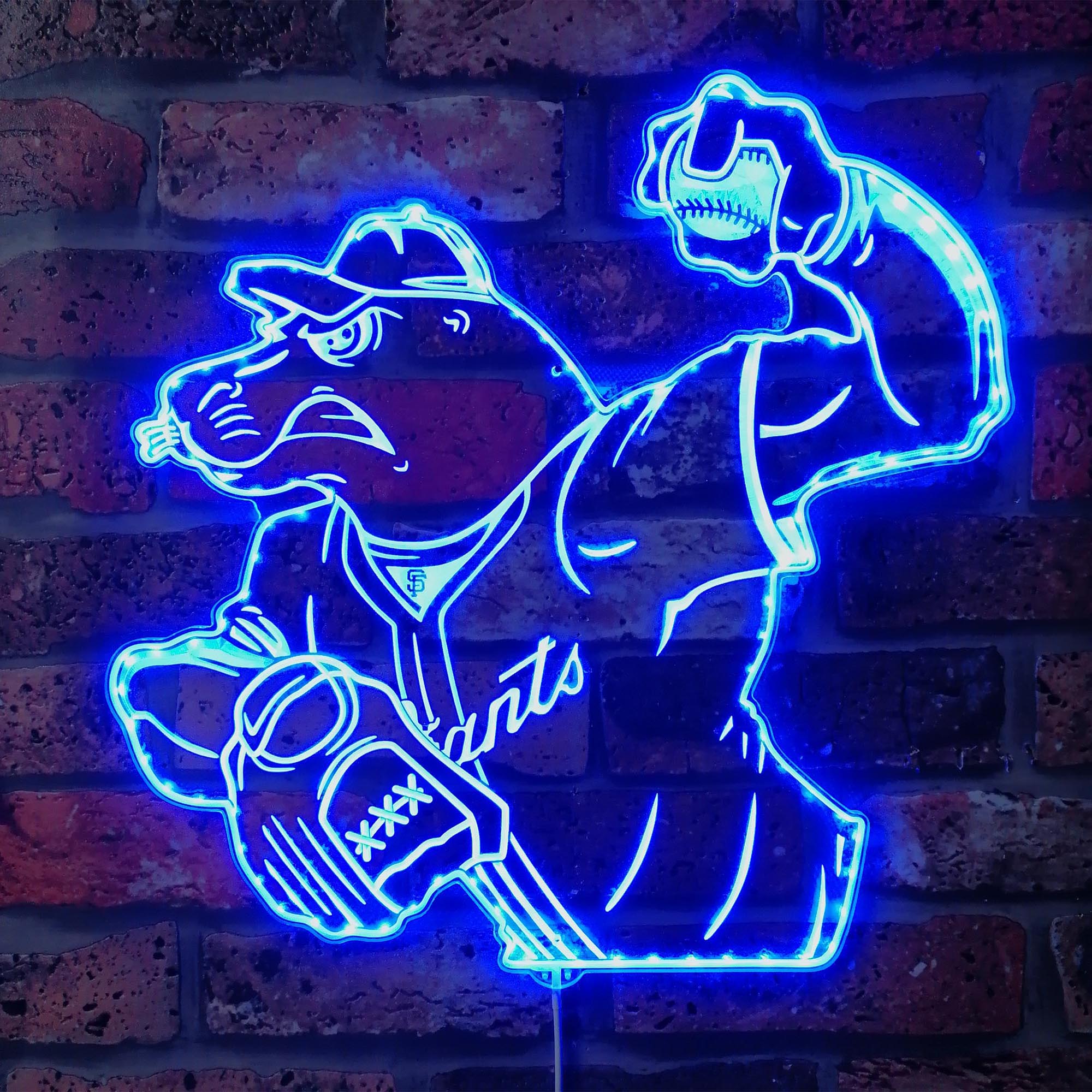 San Francisco Giants BarDown Dynamic RGB Edge Lit LED Sign