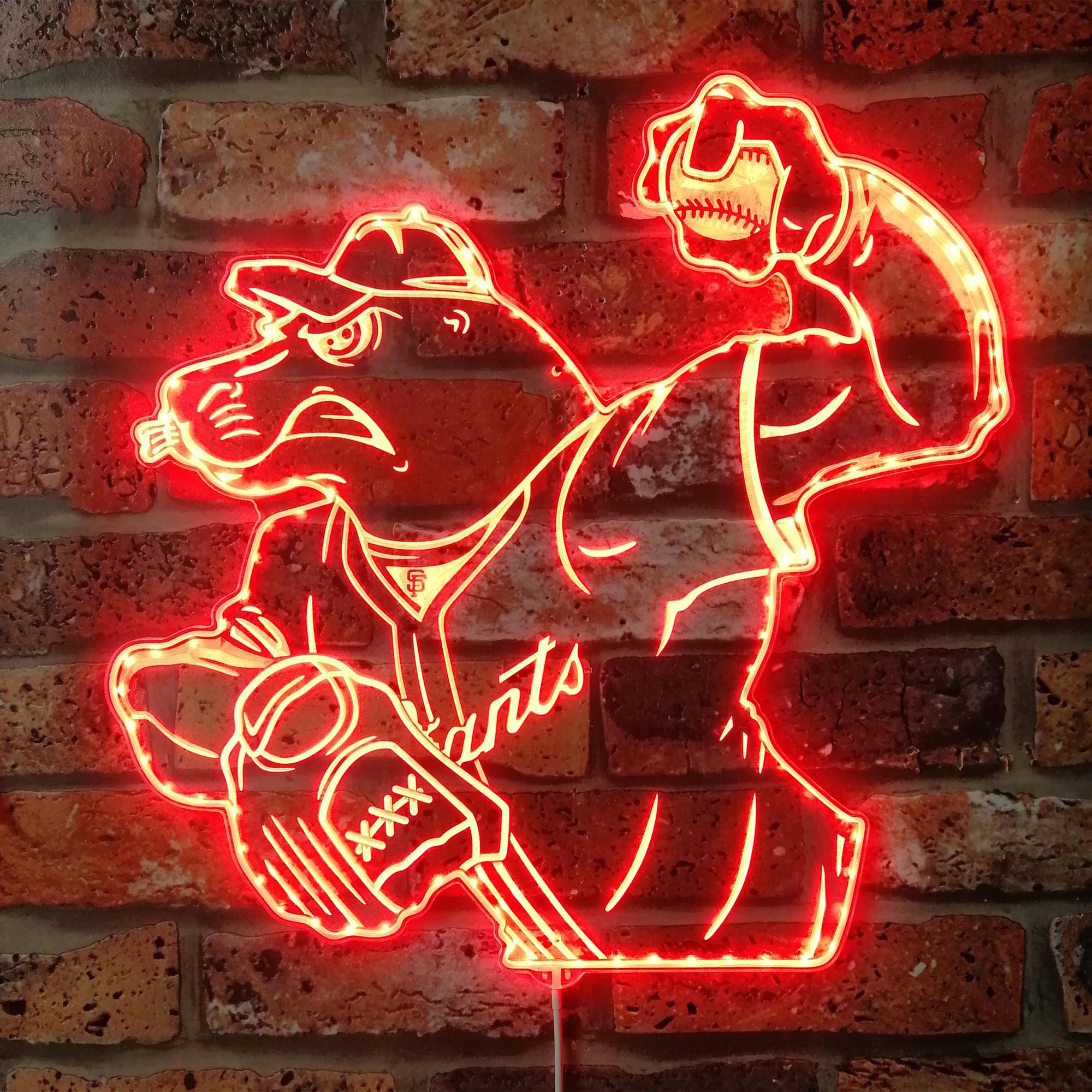 San Francisco Giants BarDown Dynamic RGB Edge Lit LED Sign