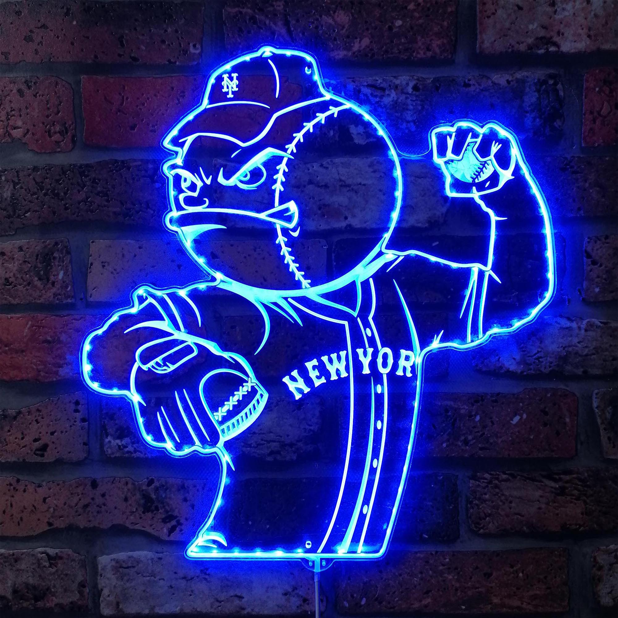 New York Mets BarDown Dynamic RGB Edge Lit LED Sign