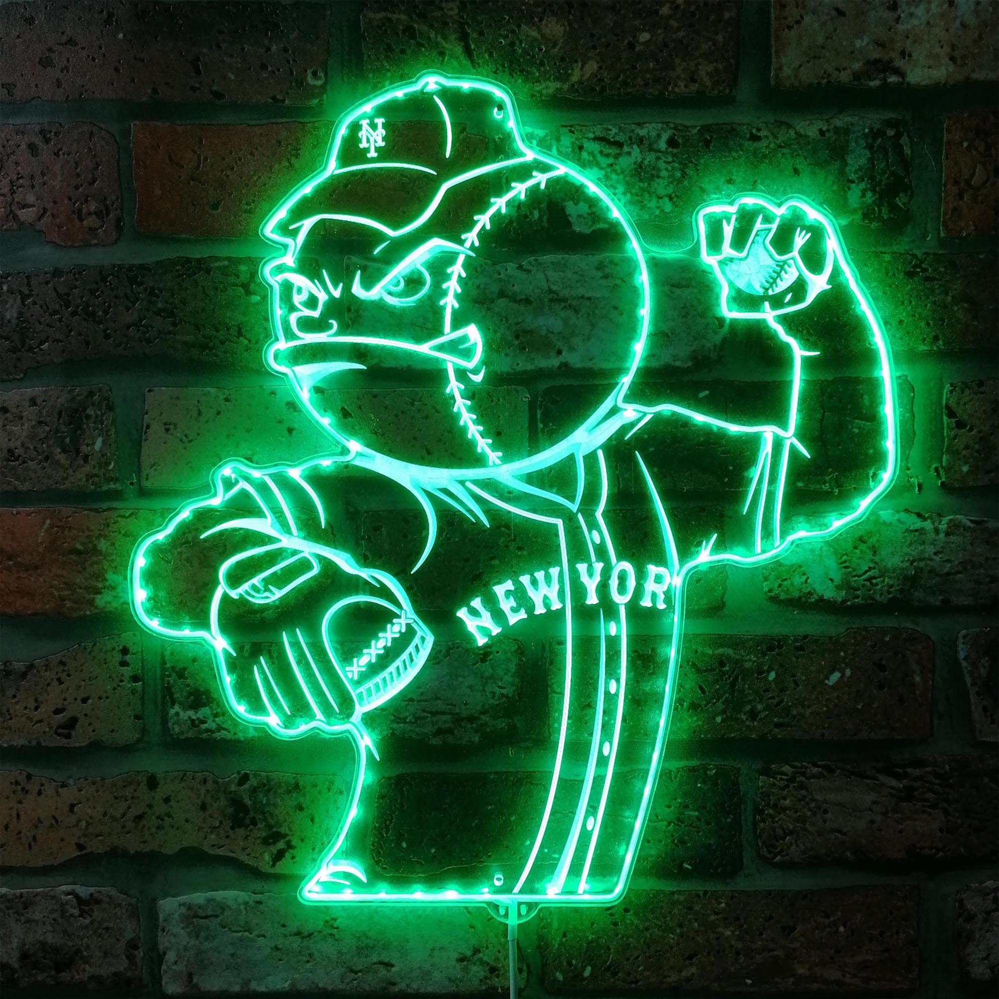 New York Mets BarDown Dynamic RGB Edge Lit LED Sign