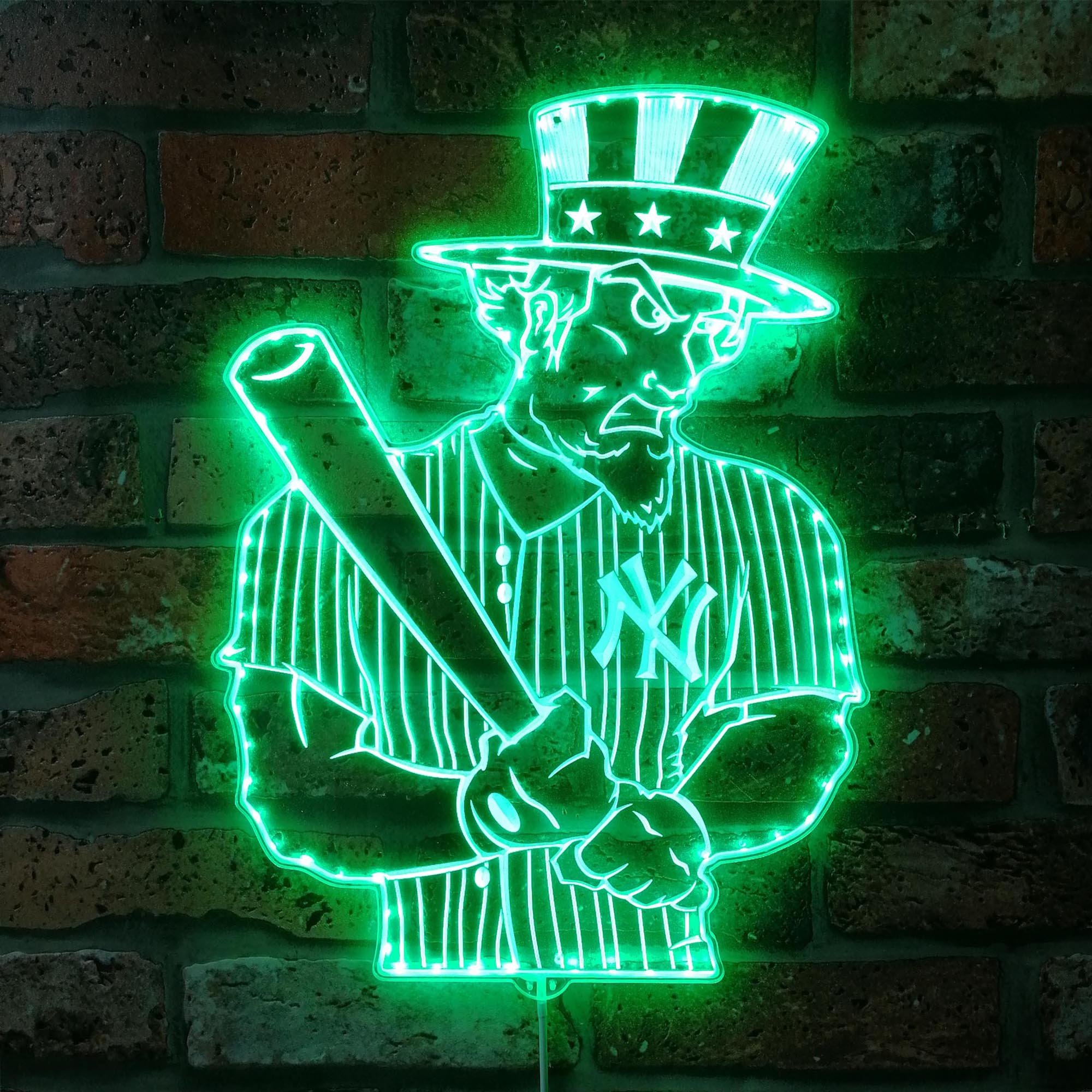 New York Yankees BarDown Dynamic RGB Edge Lit LED Sign