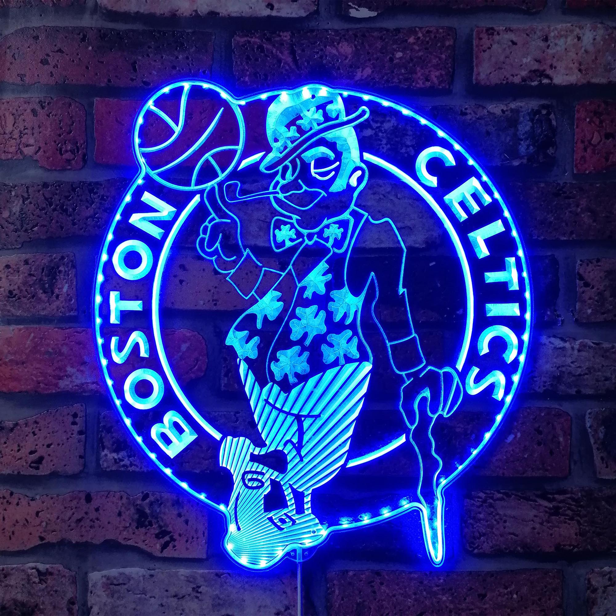 Boston Celtics Dynamic RGB Edge Lit LED Sign