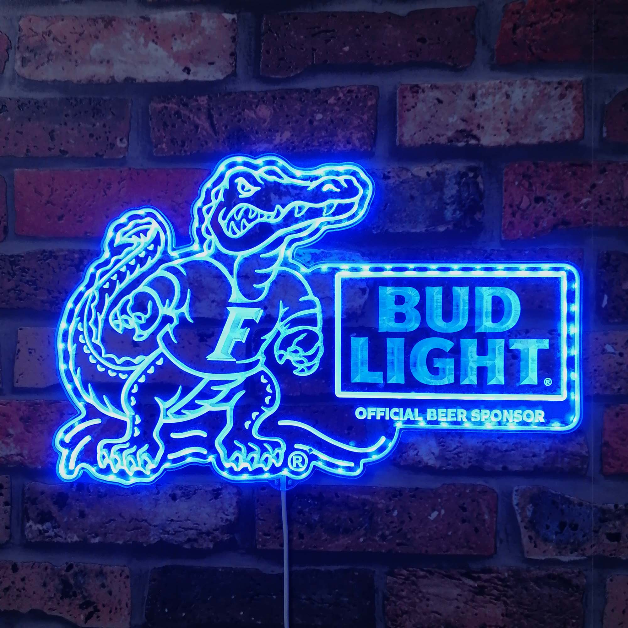 Florida Signs Color Rgb Code Bud Light & Florida Gators Dynamic RGB Edge Lit LED Sign | PROLEDSIGN ...