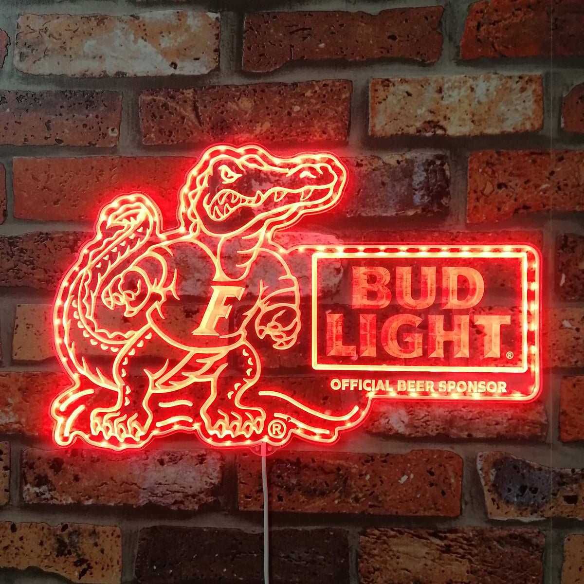 Bud Light & Florida Gators Dynamic RGB Edge Lit LED Sign | PROLEDSIGN ...